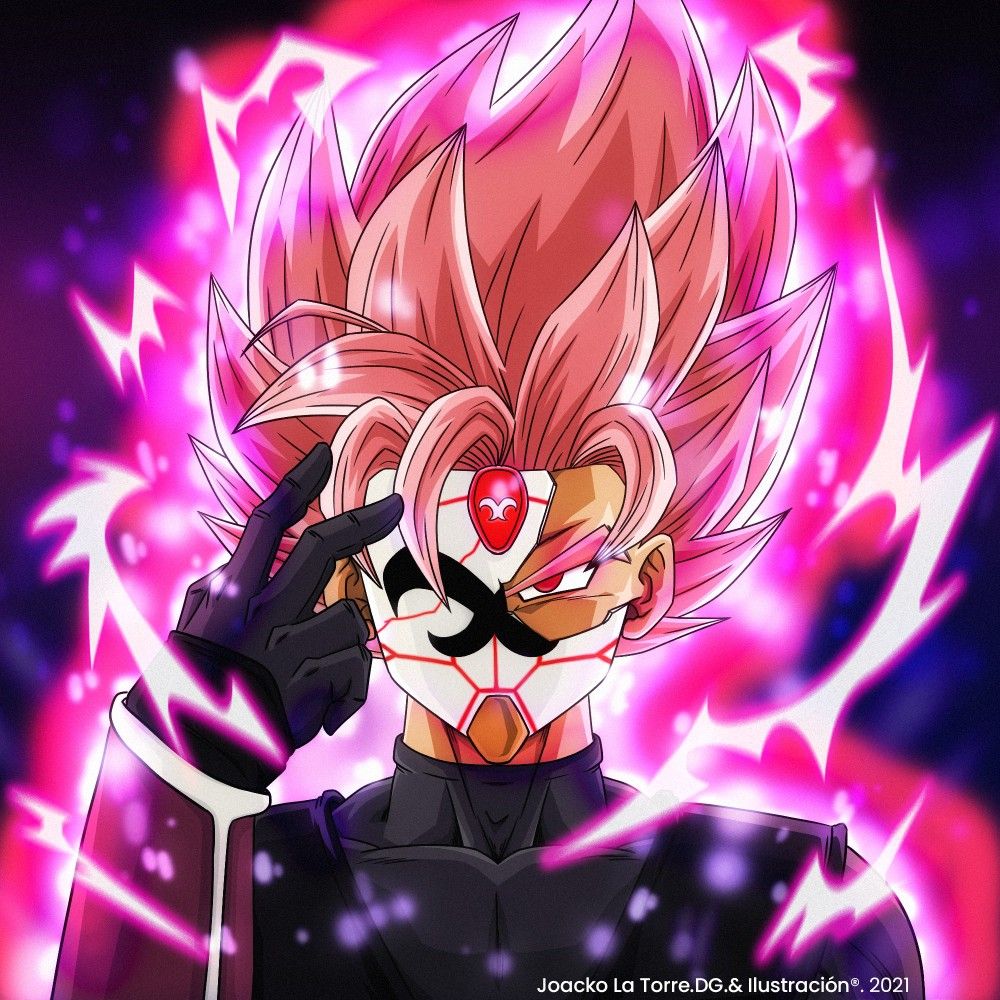 Goku black ssj rose 2 crimson masked saiyan