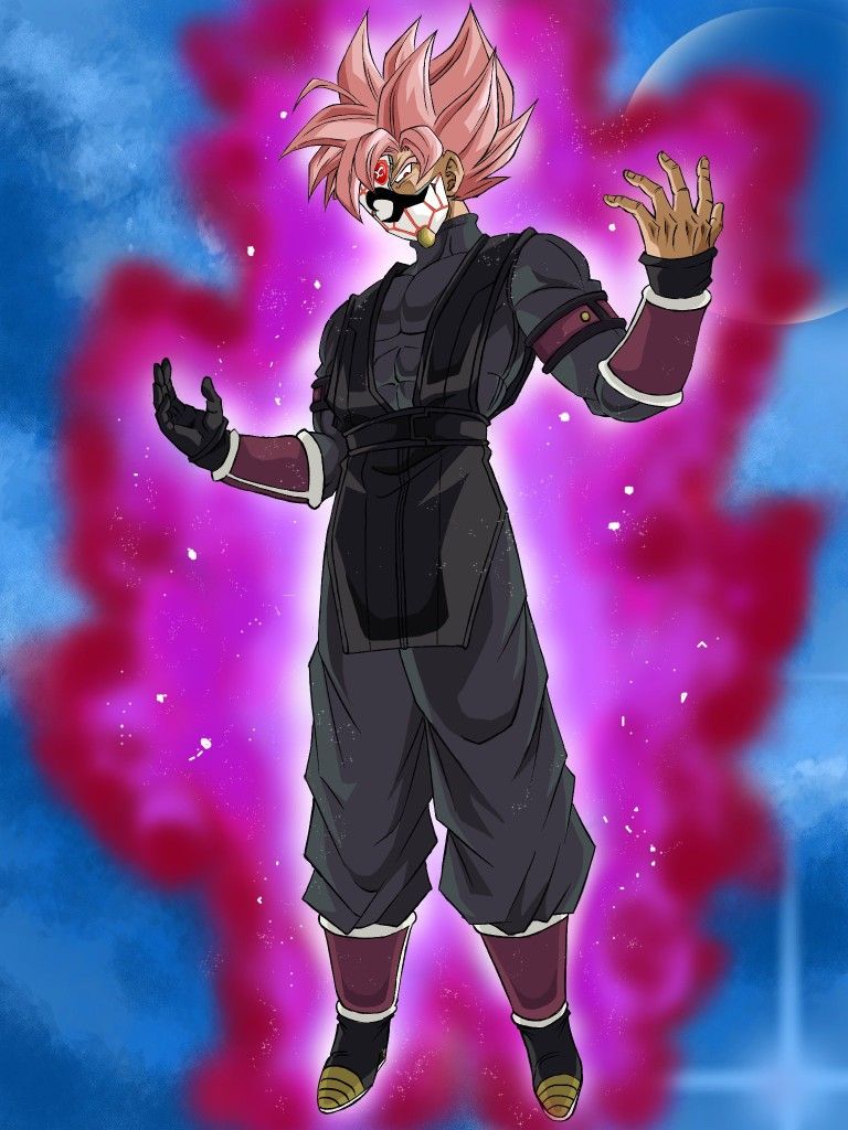 Goku black ssj rose crimson masked saiyan