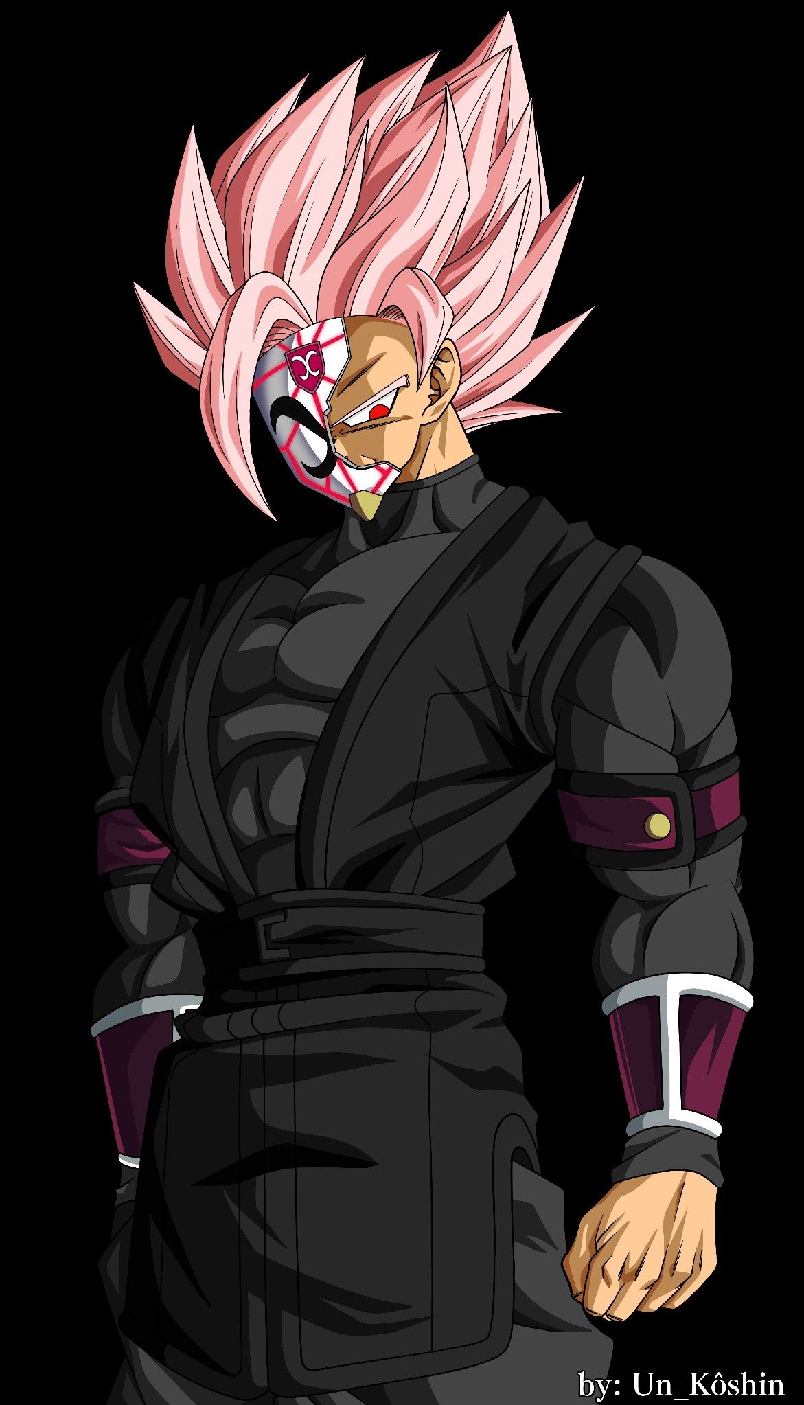 Goku Black ssj Rose 2 Crimson Masked Saiyan. Dragon ball art goku, Anime dragon ball goku, Anime dragon ball super