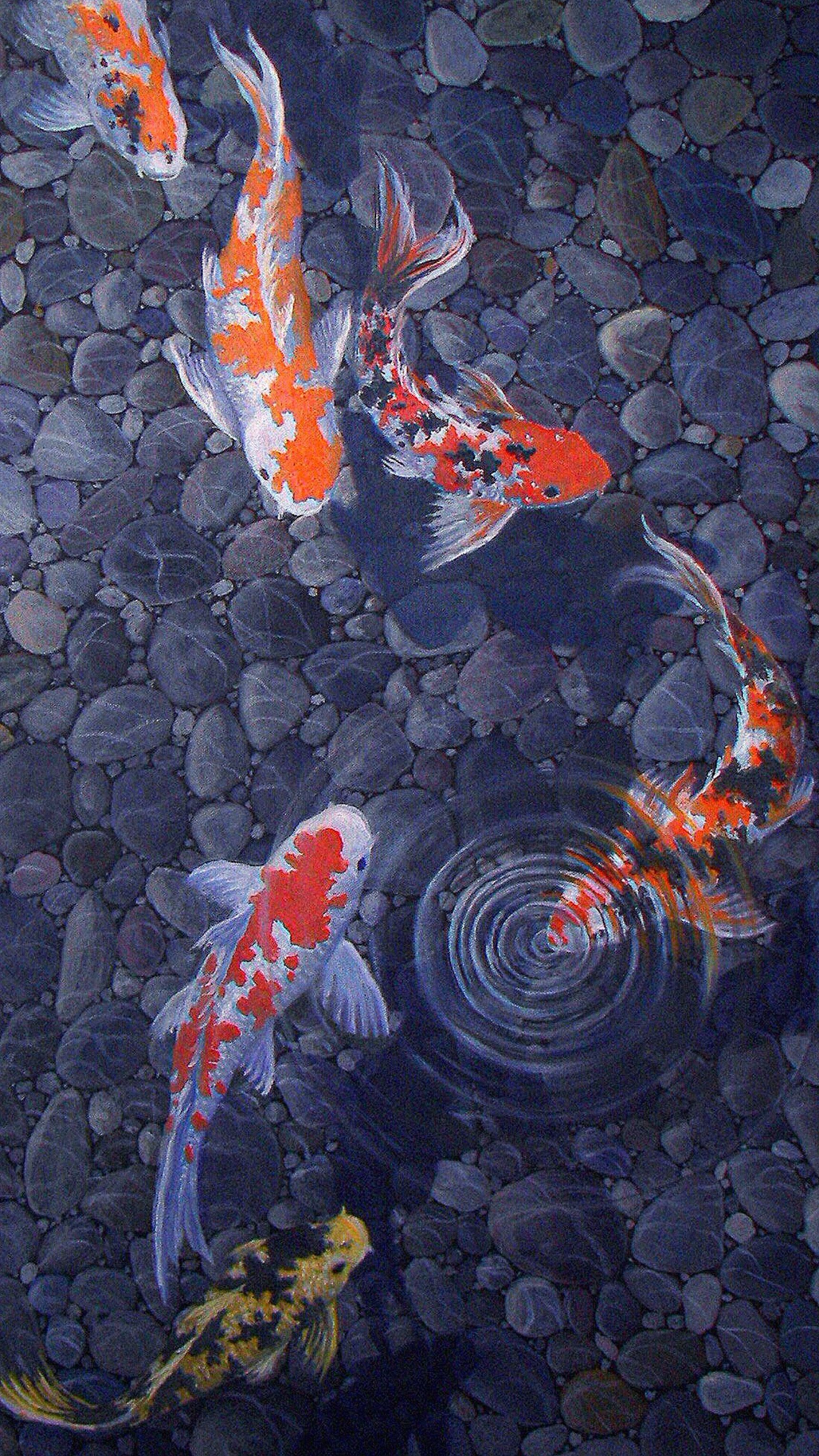 Ths reps some1 says 2031 isn't 'safe.' I have no idea why. | Koi painting,  Pond painting, Fish art