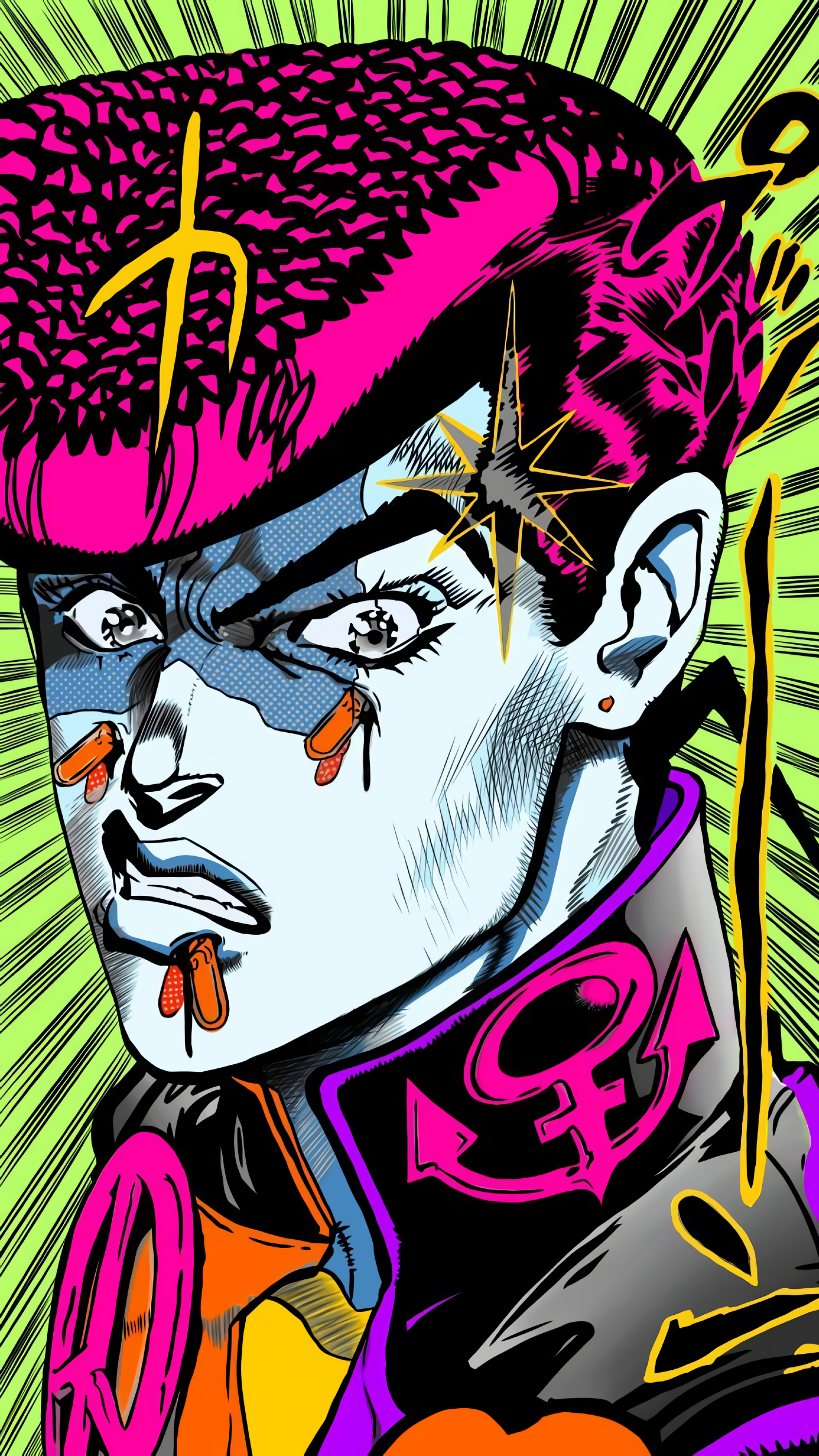 Download Josuke Higashikata, protagonist of JoJo's Bizarre Adventure:  Diamond is Unbreakable Wallpaper