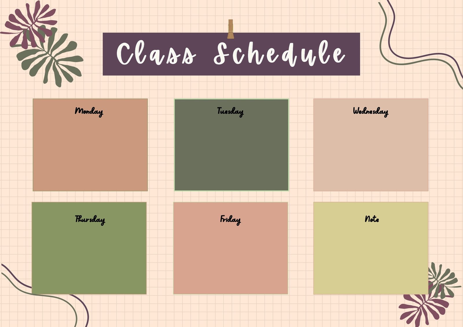 Schedule Template Aesthetic Customize 82 Class Schedule Templates 621  Class  schedule template Class schedule School schedule