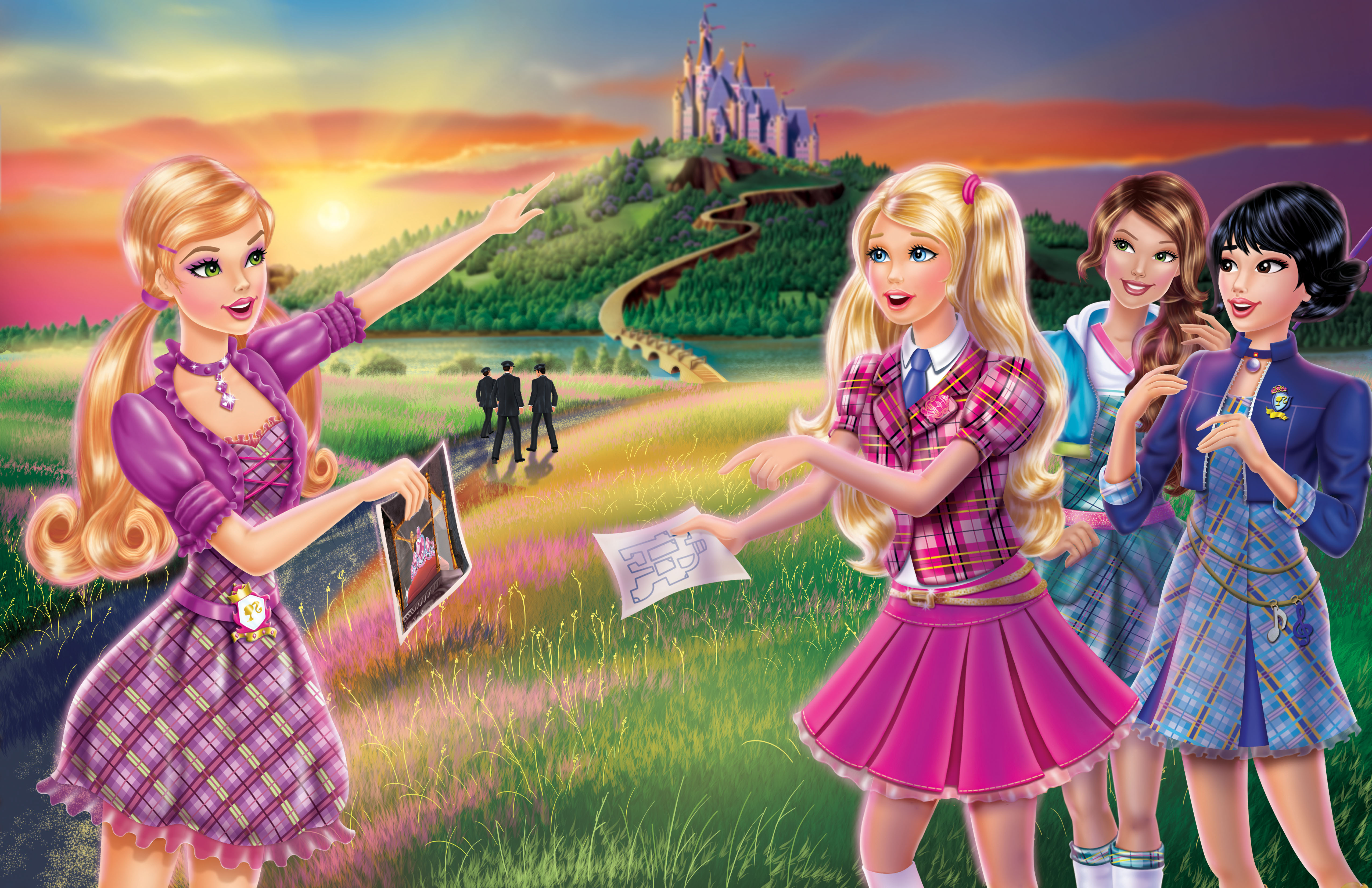 Barbie Princess Charm School Wallpapers.