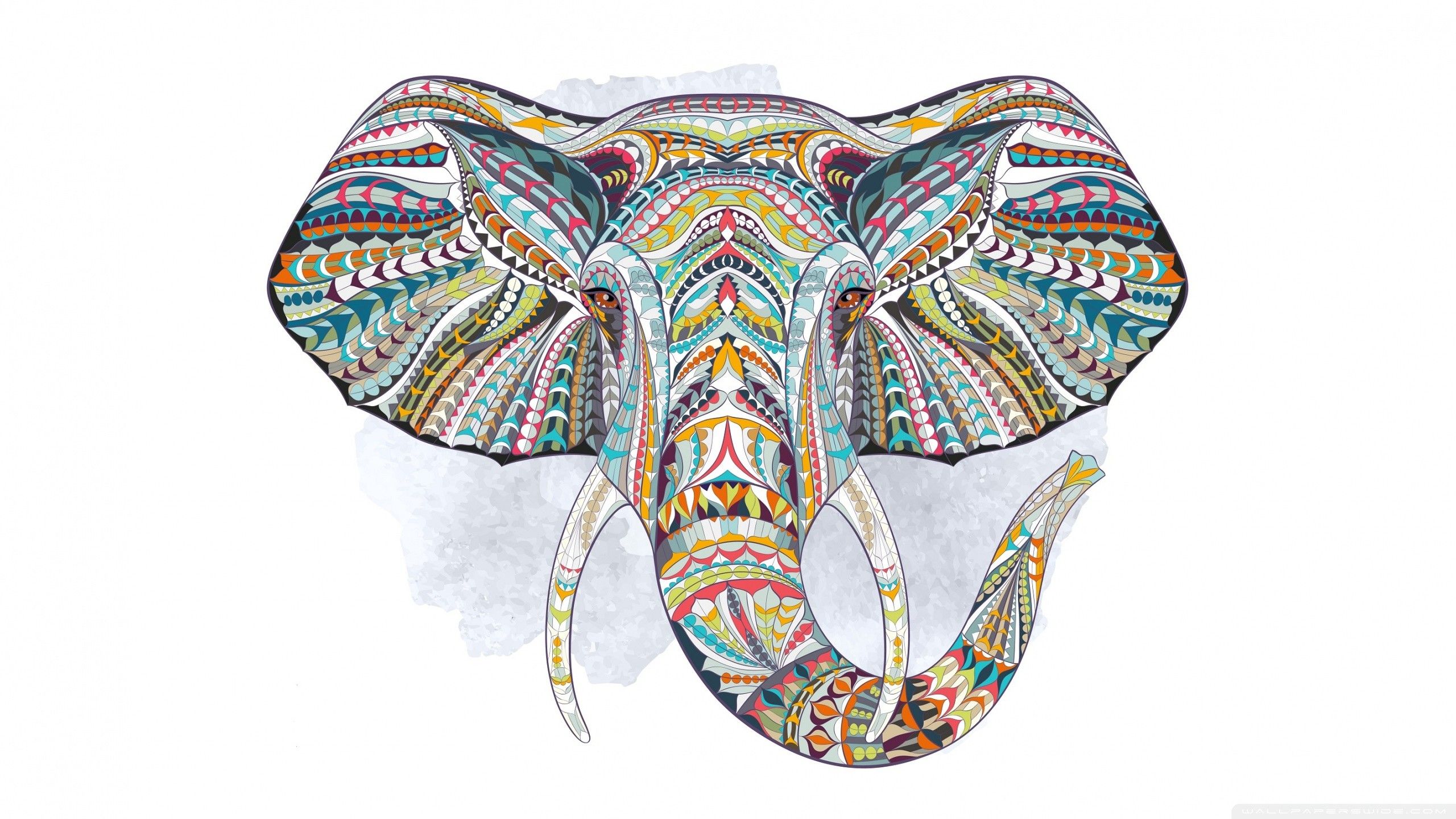 Art Elephant Wallpaper Free Art Elephant Background