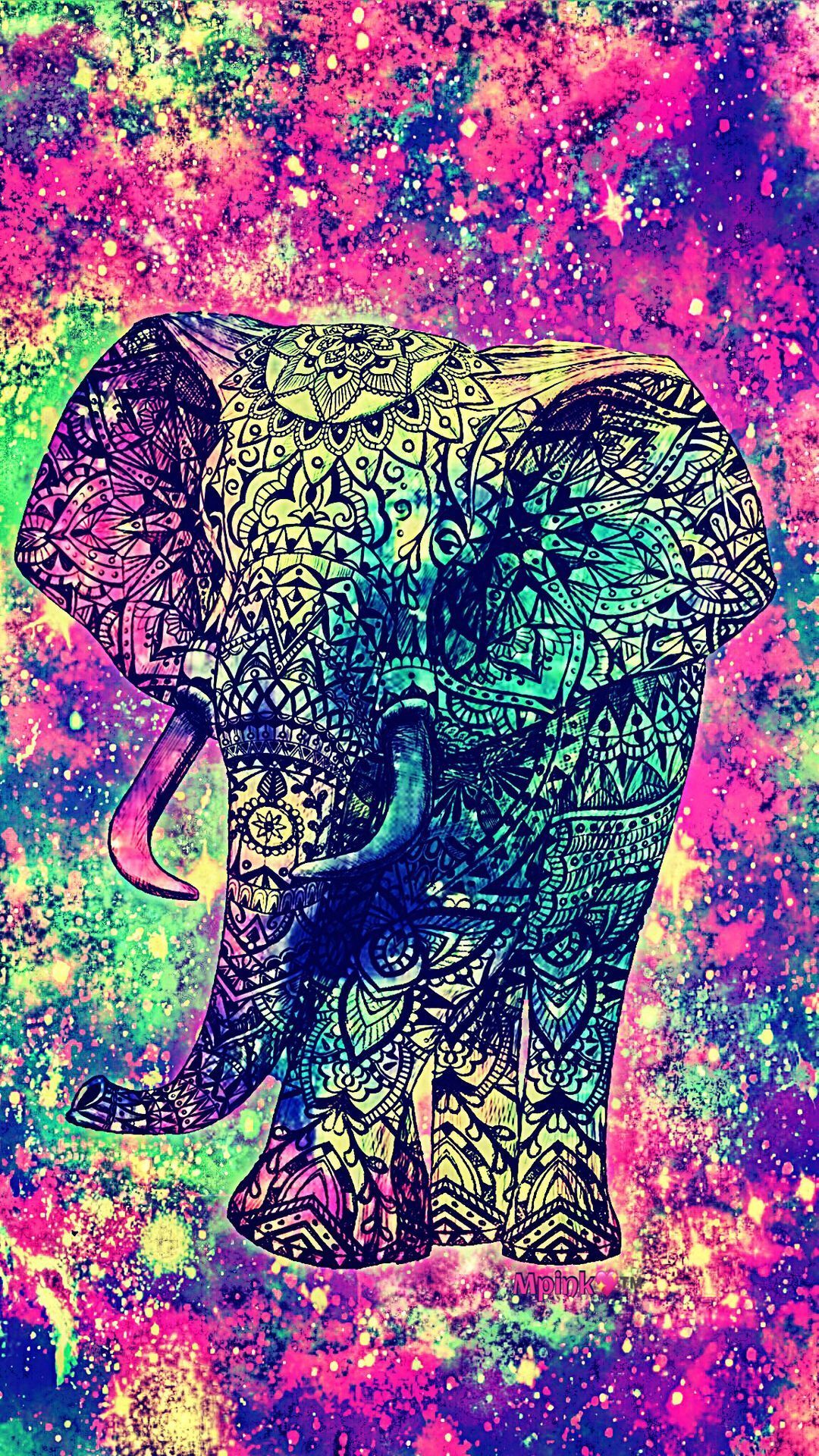 Elephant Galaxy Wallpaper