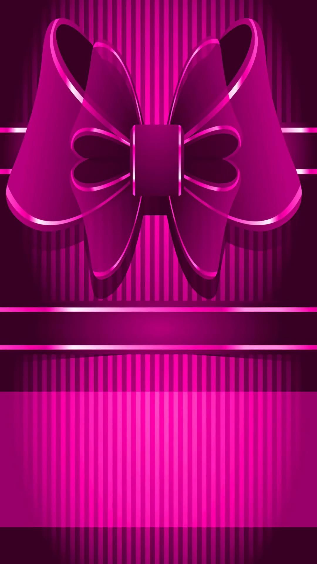 1080x Bow Wallpaper, Wallpaper Background, iPhone Wallpaper Bow Pink
