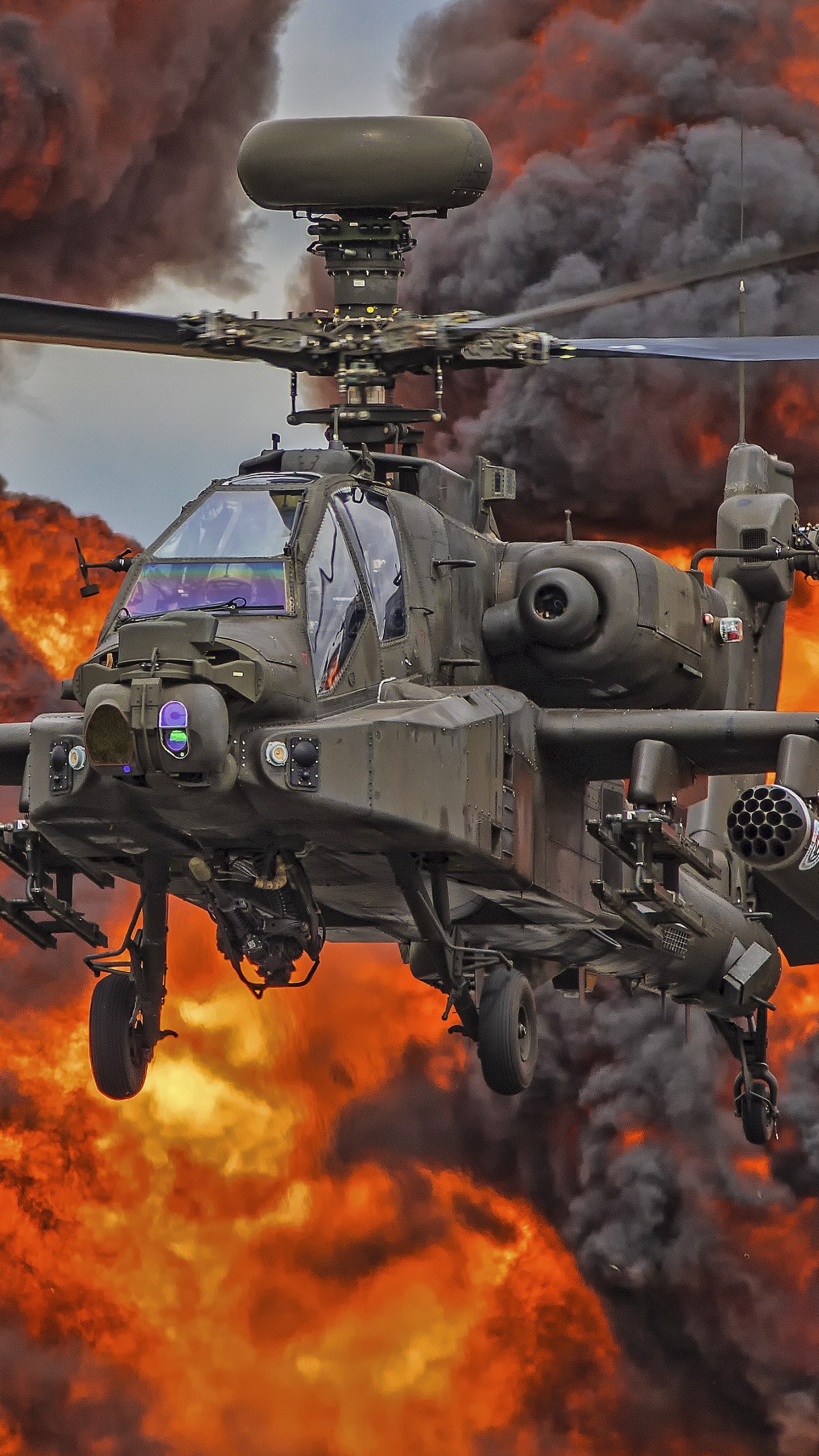 ah wallpaper, helicopter, rotorcraft, military helicopter, vehicle, strategy video game
