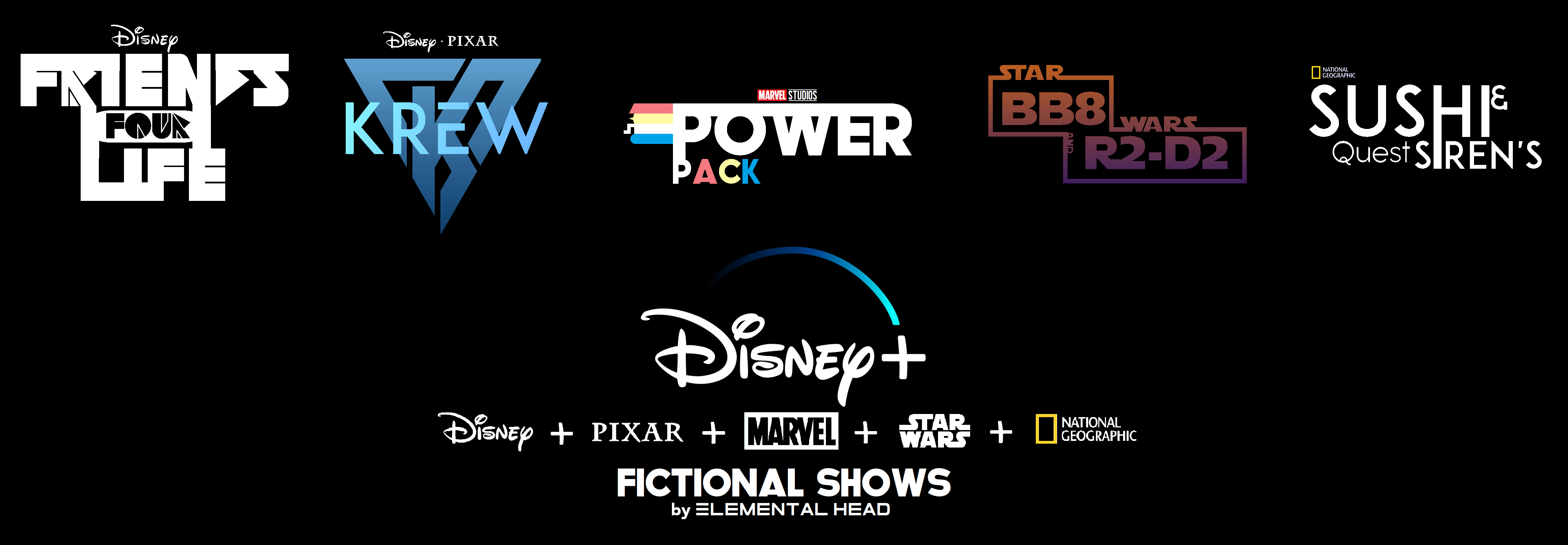 I Made Some Fictional Disney+ Movies Series Logos. These Are Just Fictional Concept, They Ain't Real
