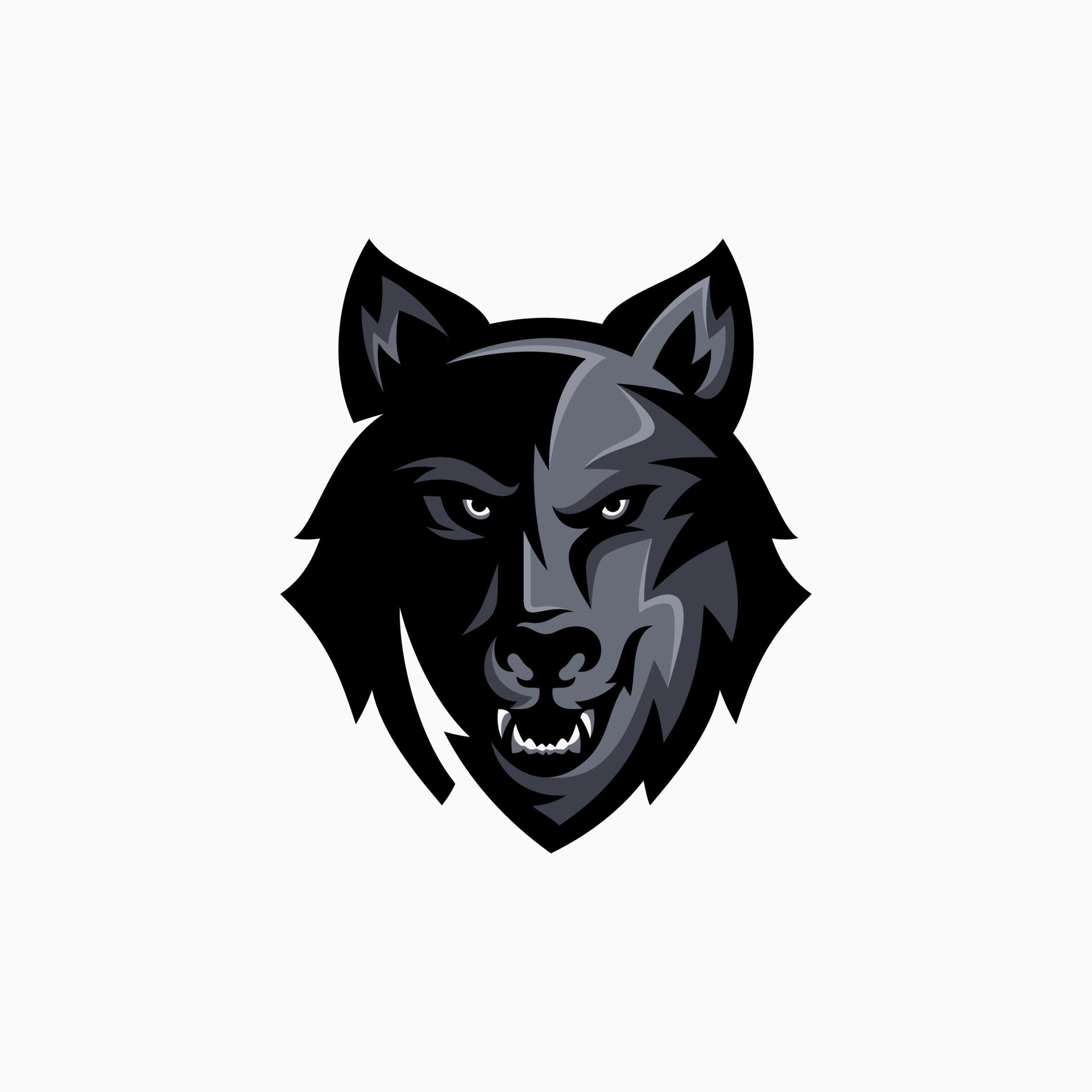 Wolf Cartoon Vector Art, Icons, and Graphics for Free Download