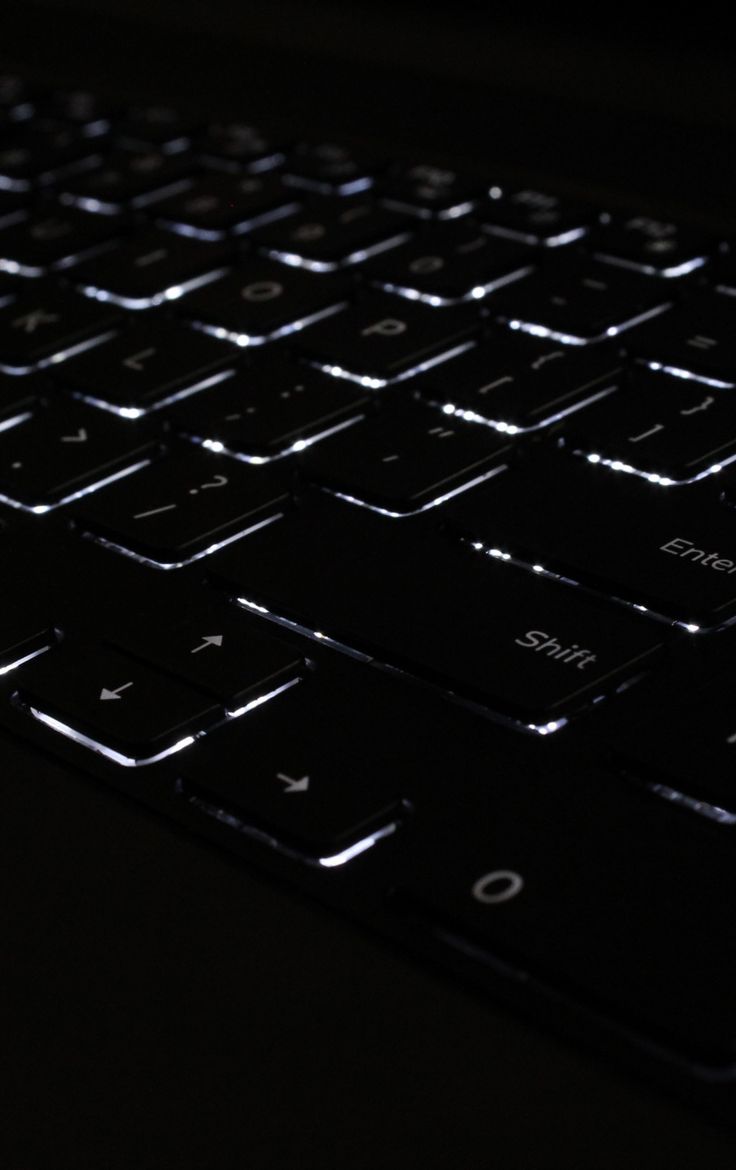Keyboard, black, backlight wallpaper. Background picture, Keyboard wallpaper background aesthetic black, Keyboard