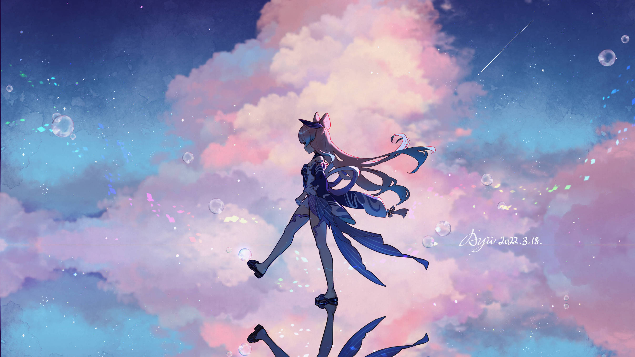 Sangonomiya Kokomi HD Wallpaper and Background