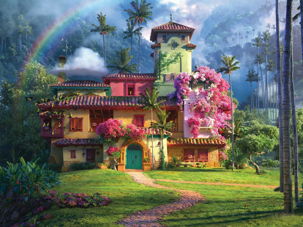 Adorable house, animation movie encanto wallpaper, HD image, picture, background, b3ea08
