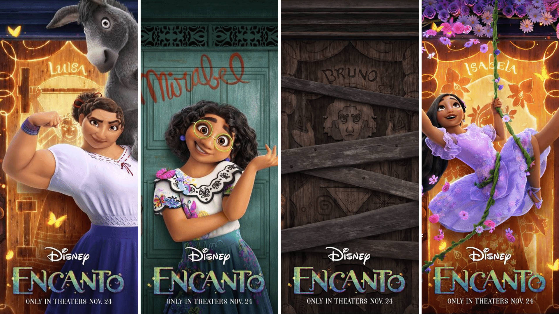 Download Disney Encanto Characters Collage Wallpaper