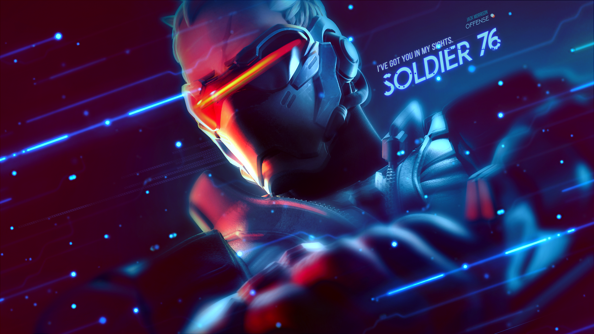 jack morrison enthusiast  Overwatch, Soldier 76, Overwatch fan art