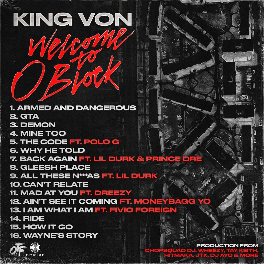 King Von Posthumously Releases Favorite Visual From 'Welcome To O'Block'