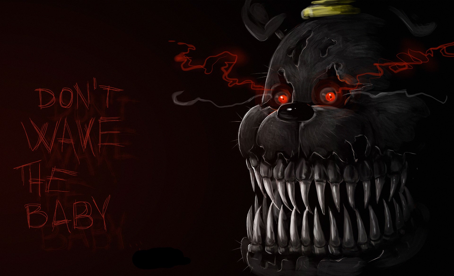 Download Nightmare Freddy FNAF4 Wallpaper