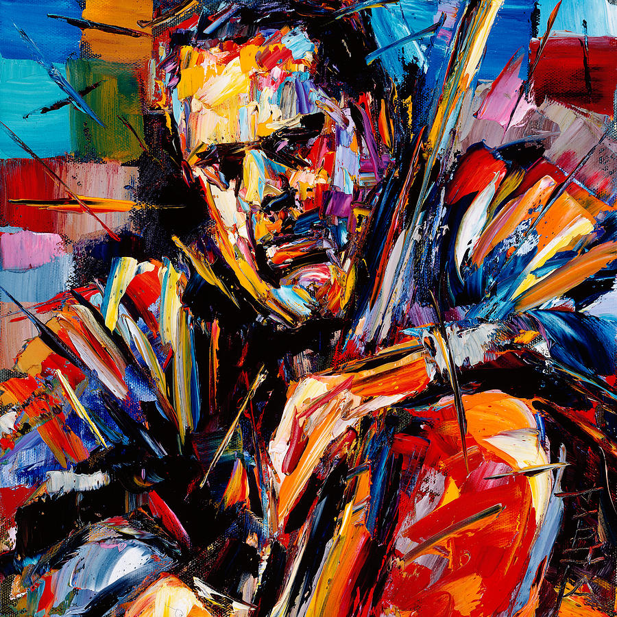 Charles Mingus Painting by Debra Hurd. Fine Art America