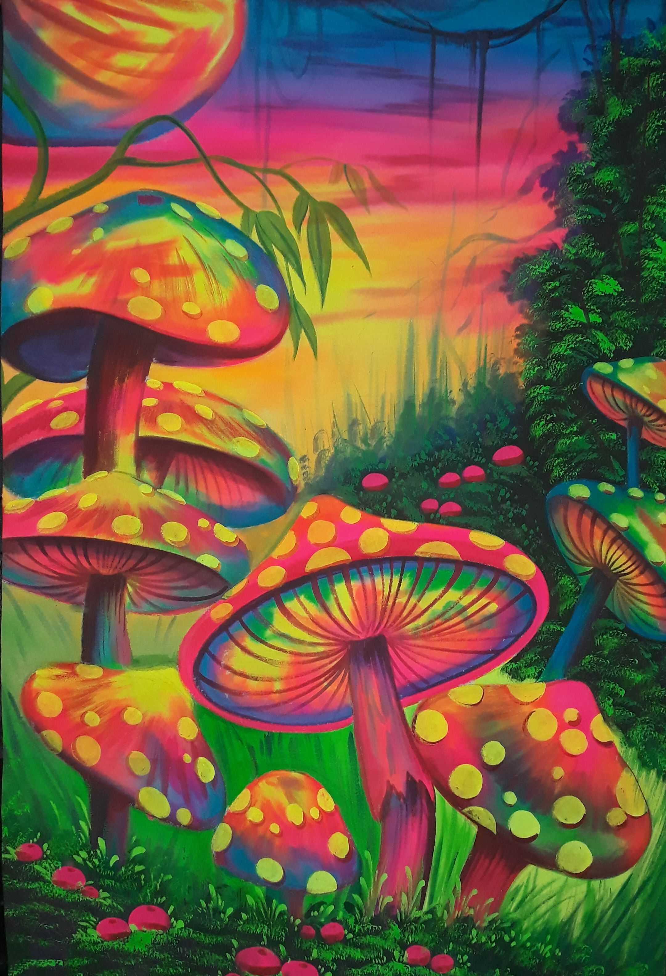 Trippy Mushroom Wallpaper 61 images