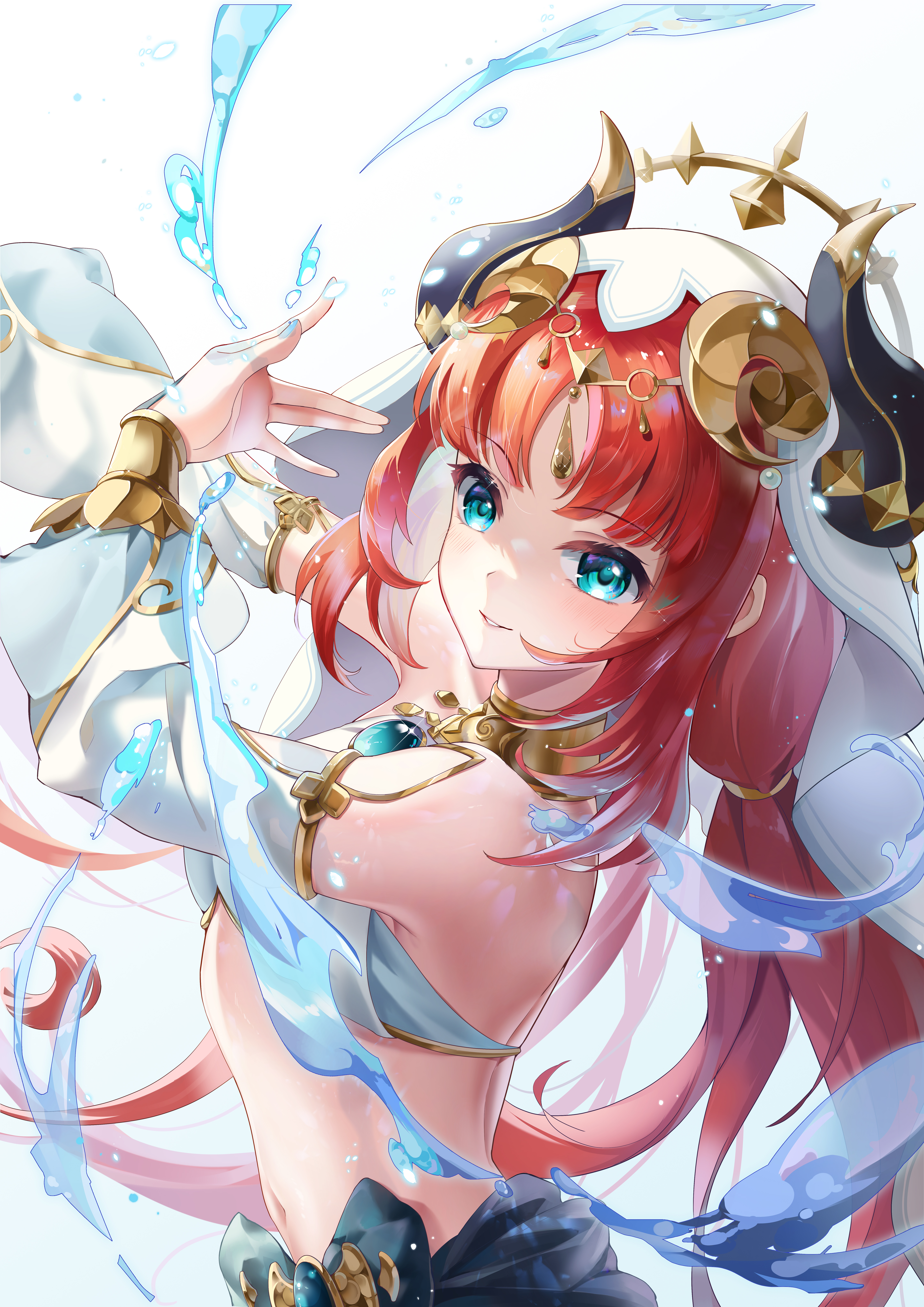 nilou (genshin impact) drawn