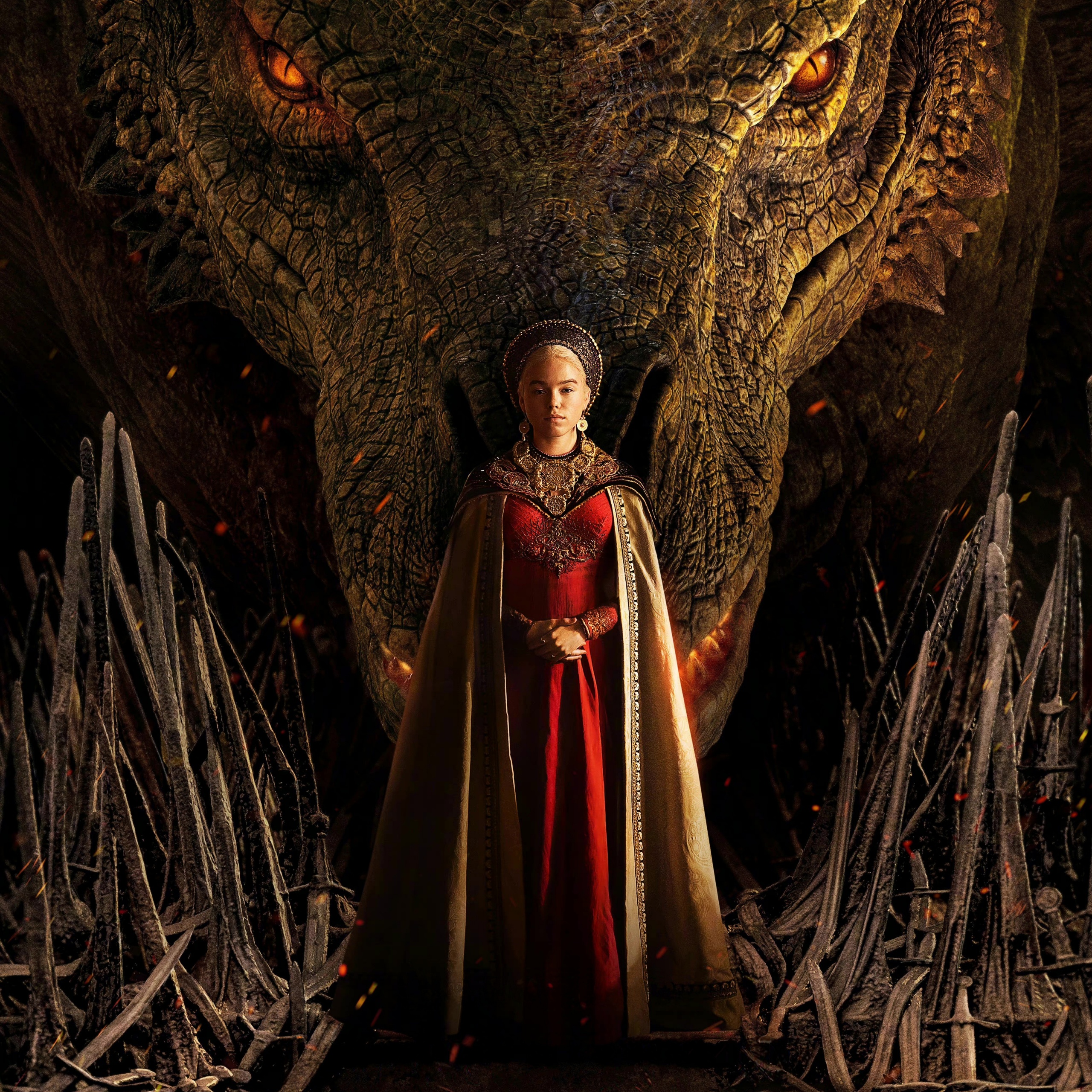 Milly Alcock Wallpaper 4K, Princess Rhaenyra Targaryen, House of the Dragon, Movies