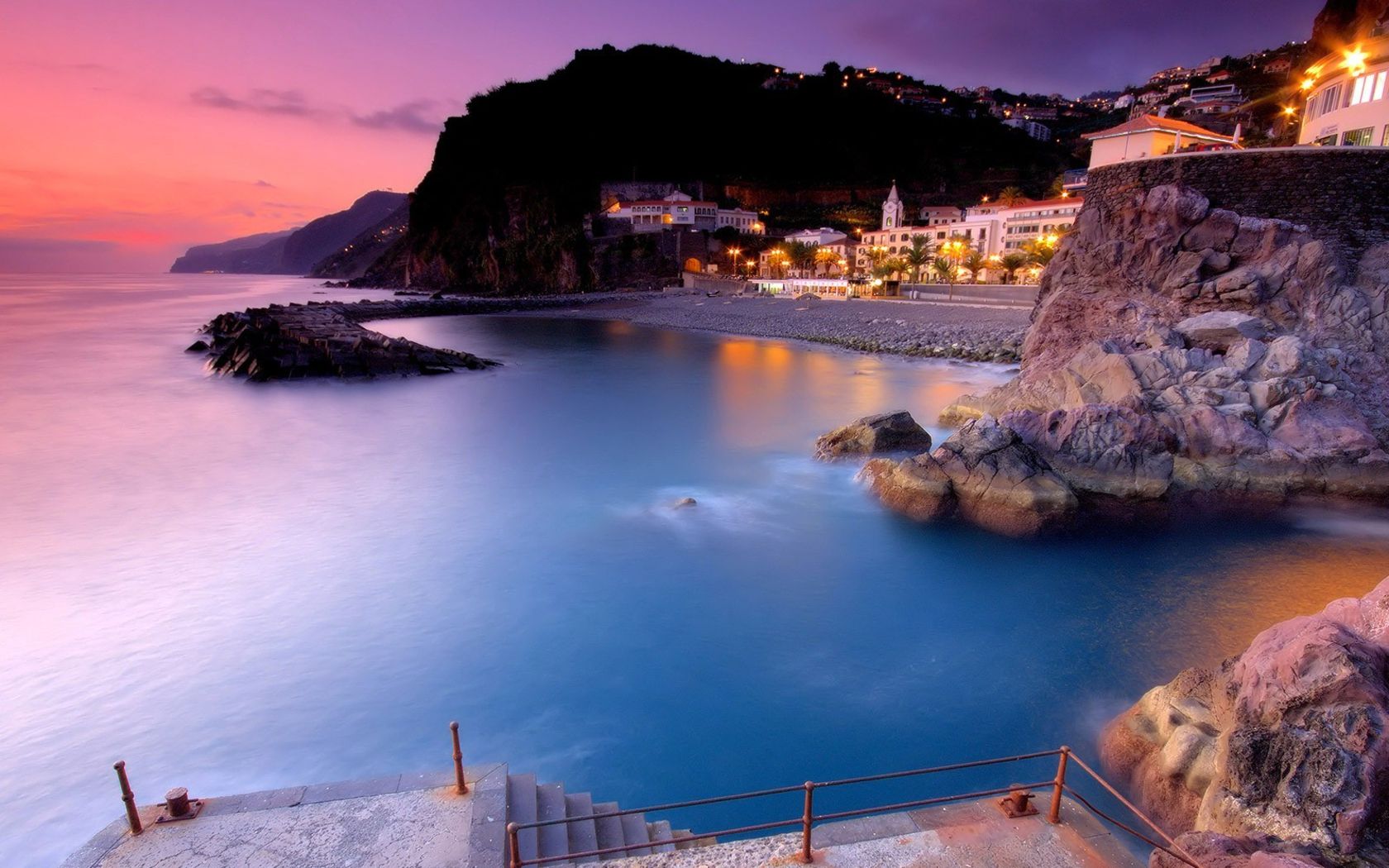 Madeira Island, Portugal. [Desktop wallpaper 1680x1050]. Beautiful beaches, Beach wallpaper, Scenic