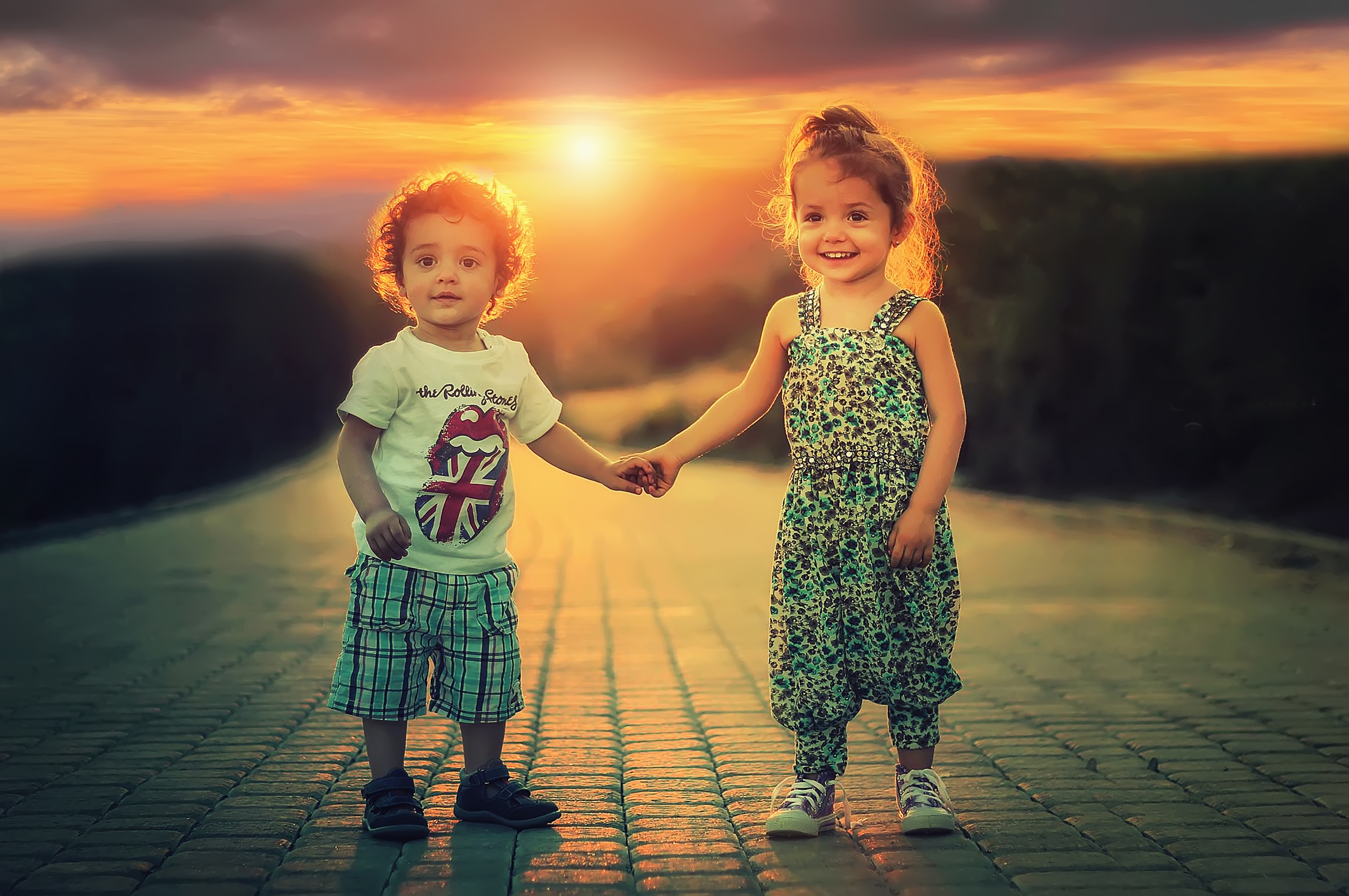 Cute children Wallpaper 4K, Cute boy, Cute Girl, Playing kids, Toddlers, Cute