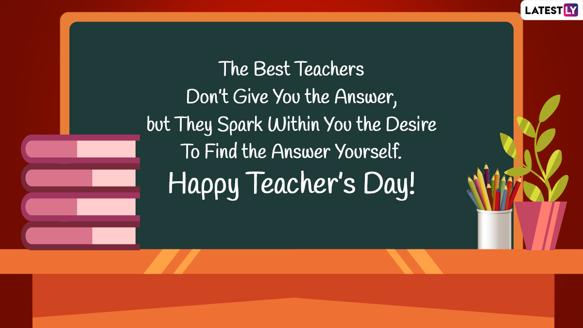 Happy Teacher's Day 2022 Wishes & Thank You Quotes: Facebook Messages, WhatsApp Status, Image and HD Wallpaper To Celebrate Sarvepalli Radhakrishnan's Birthday