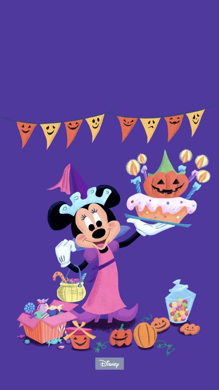 Minnie Mouse Halloween Wallpaper / Disney Halloween / Minnie Style. Disney halloween, Disney fun, Minnie mouse halloween
