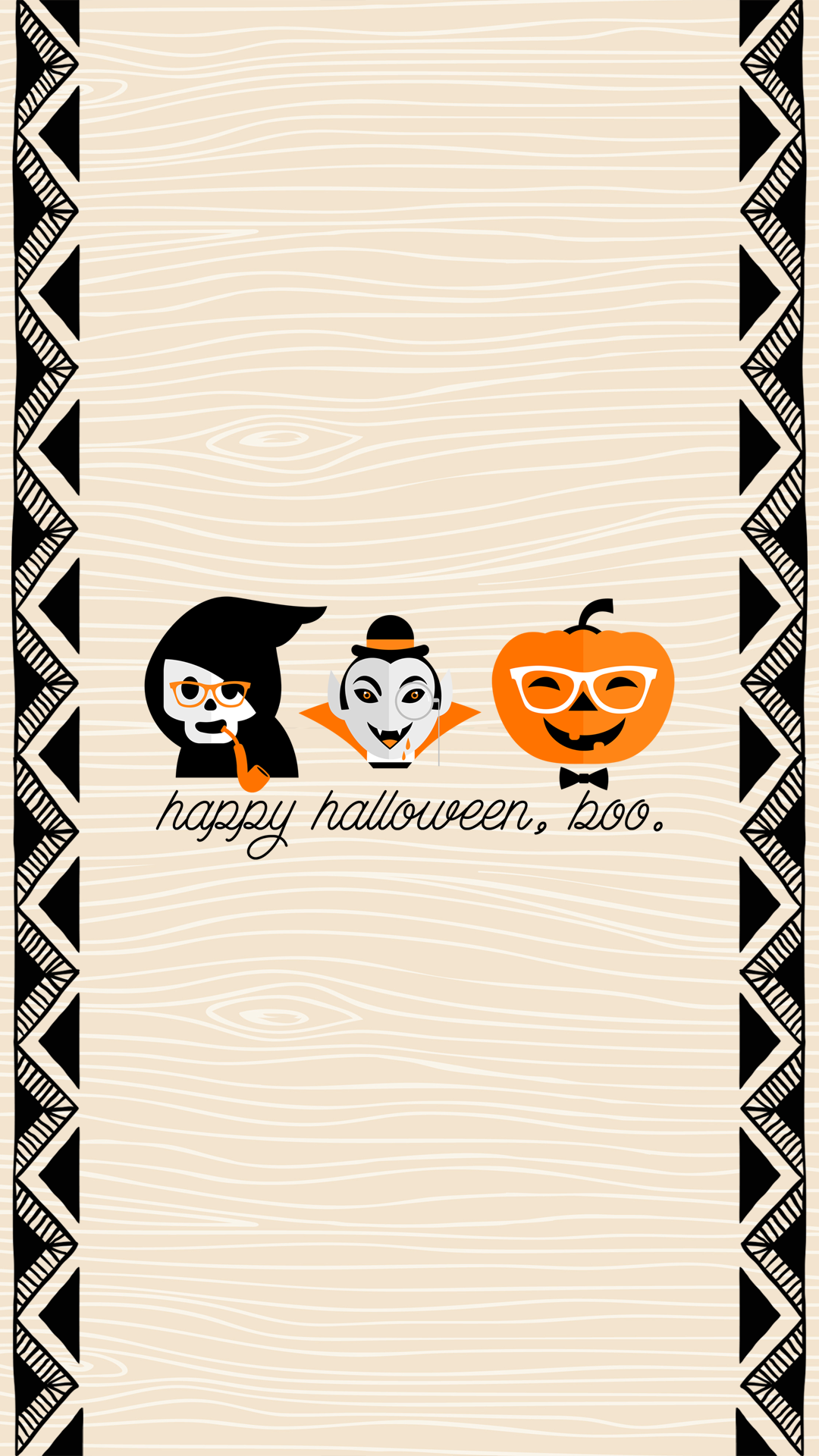 Wallpaper Happy Halloween Boo IPhone 6