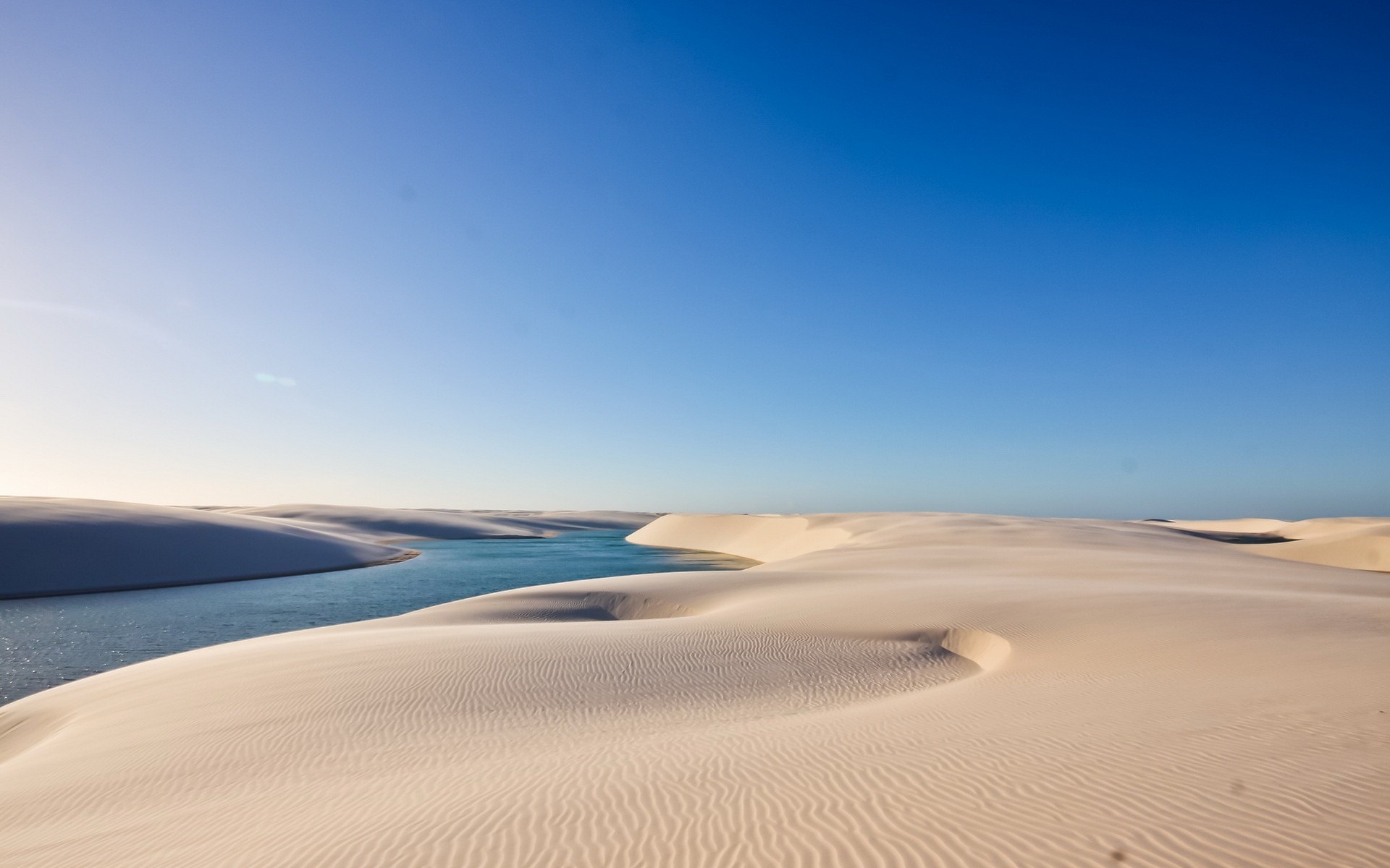 Summer Sand Water Sky World Travel HD Wallpaper