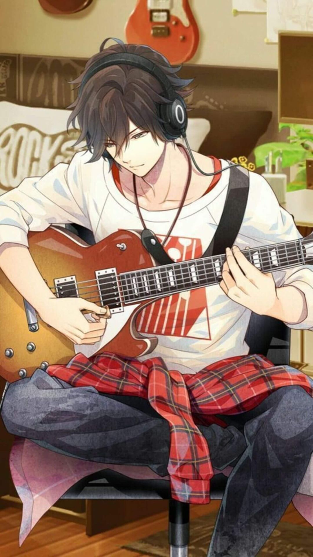 Anime Boy Listening music Wallpaper- Top Best Quality Anime Boy Listening music Background (HD, 4k)