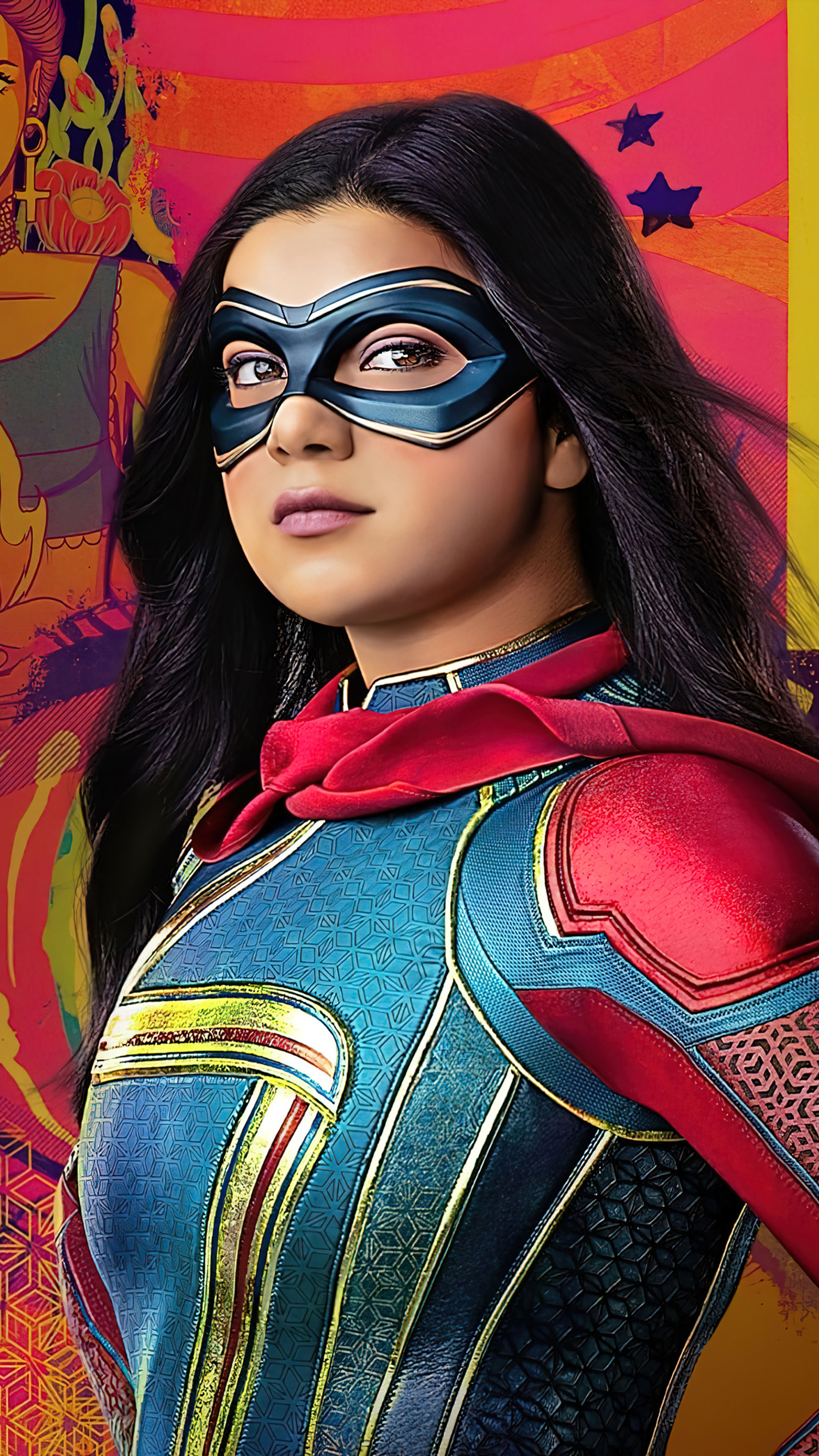 Iman Vellani As Ms Marvel Disney 4K Ultra HD Mobile Wallpaper