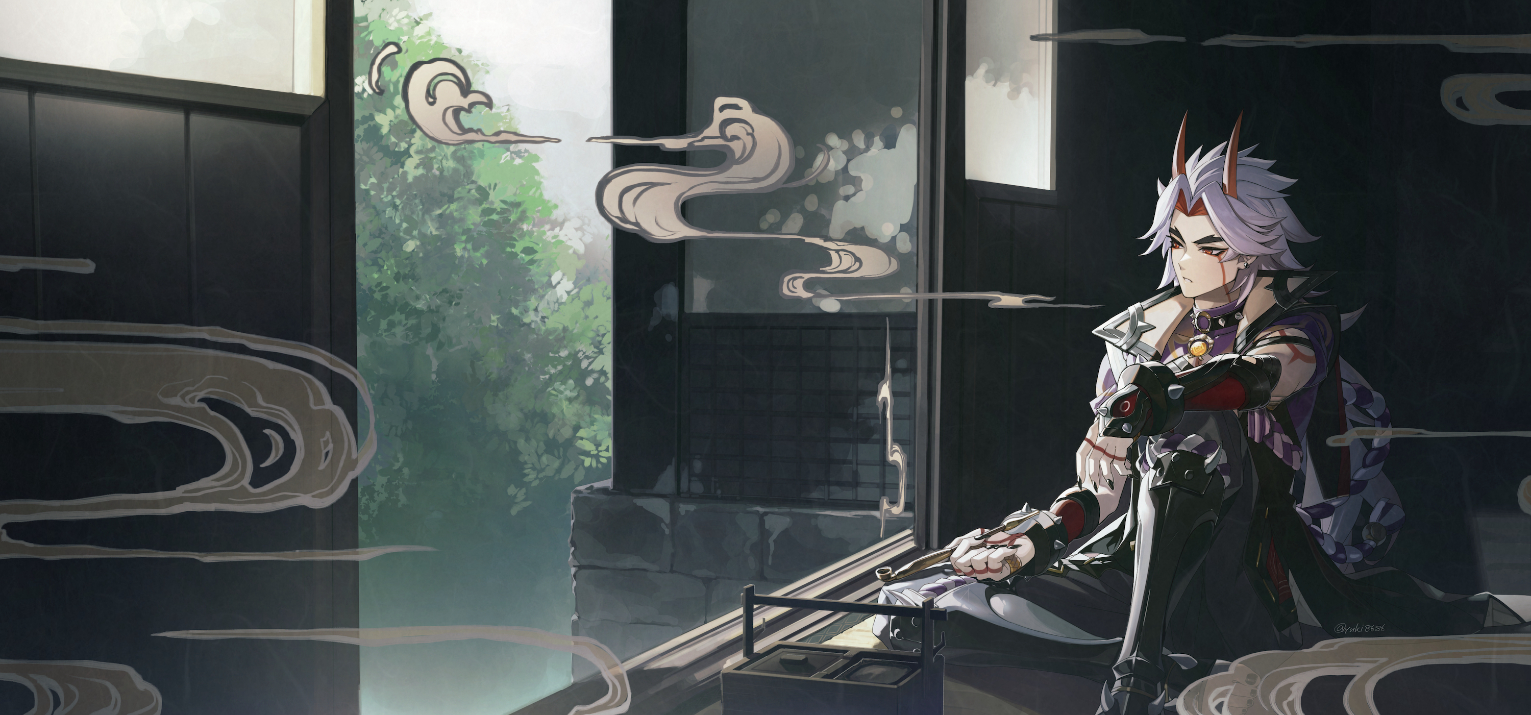 Arataki Itto HD Wallpaper and Background