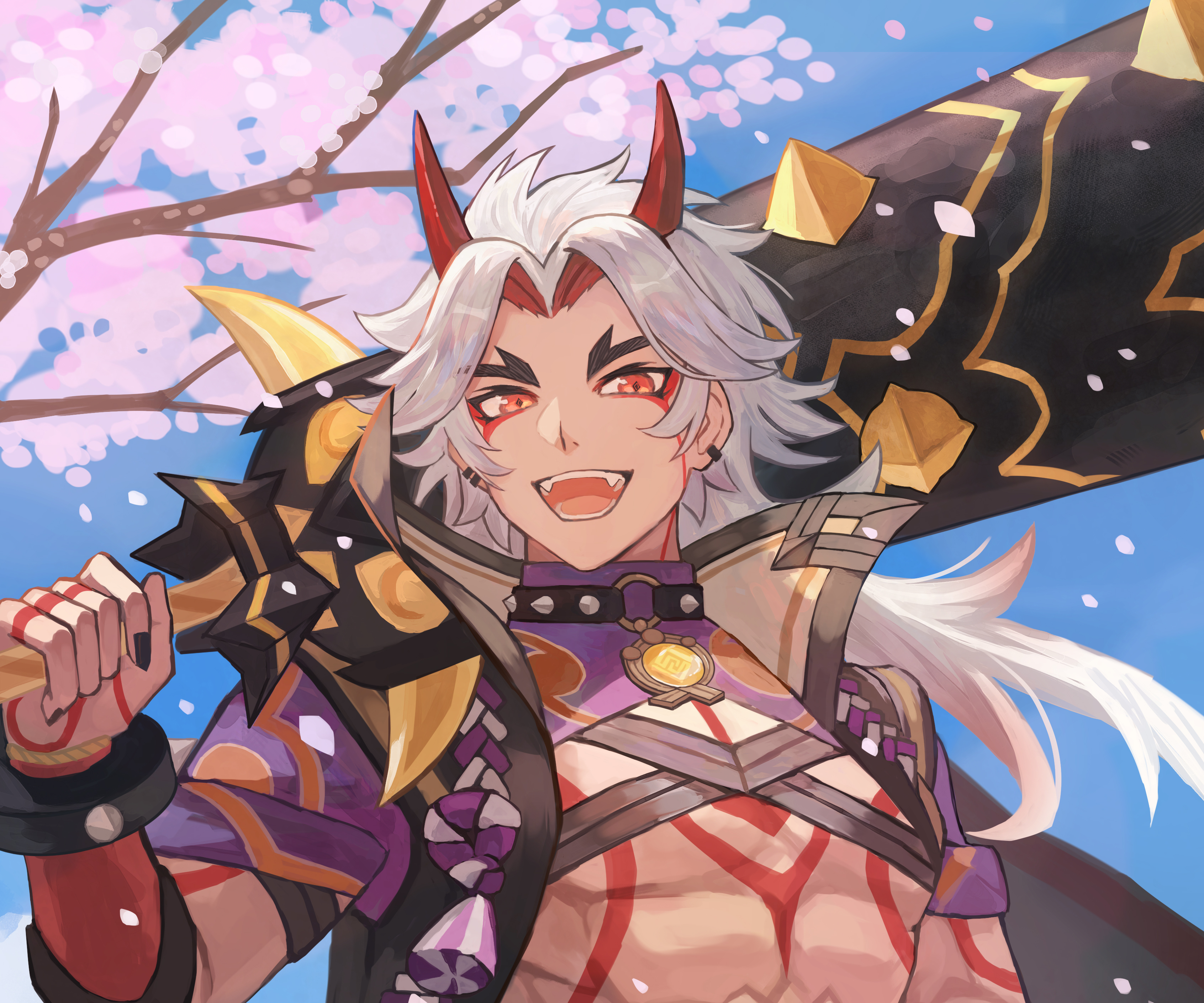 Arataki Itto HD Wallpaper and Background