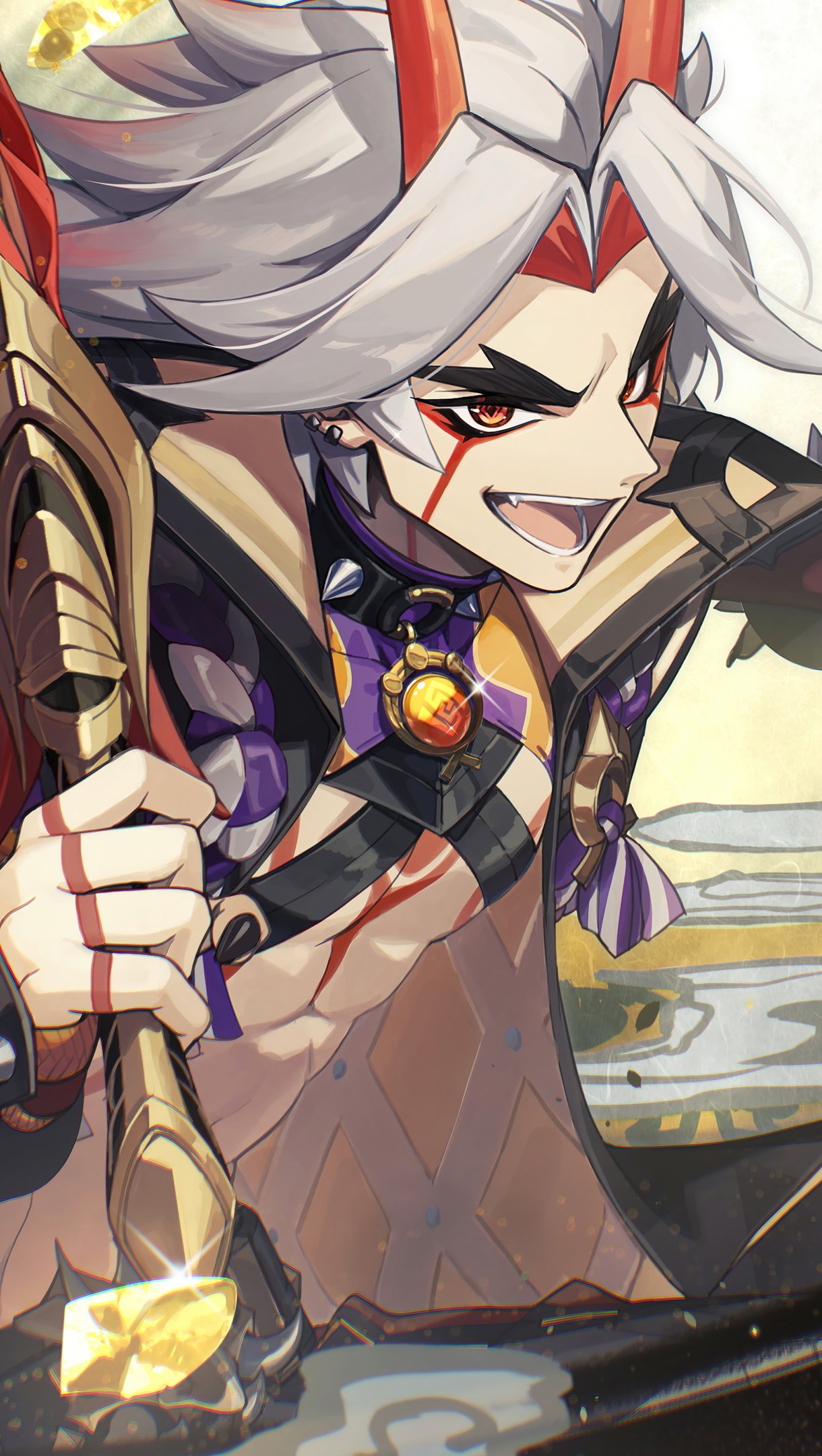 Arataki Itto from Genshin Impact Wallpaper 4k Ultra HD