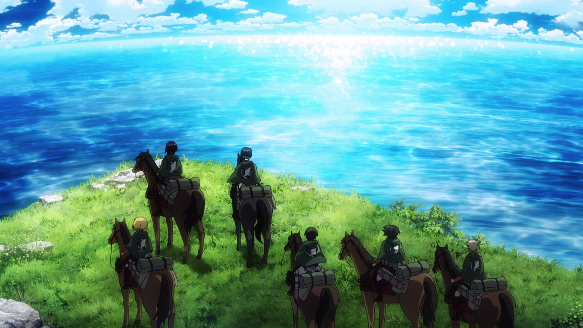 Sea (Anime). Attack on Titan
