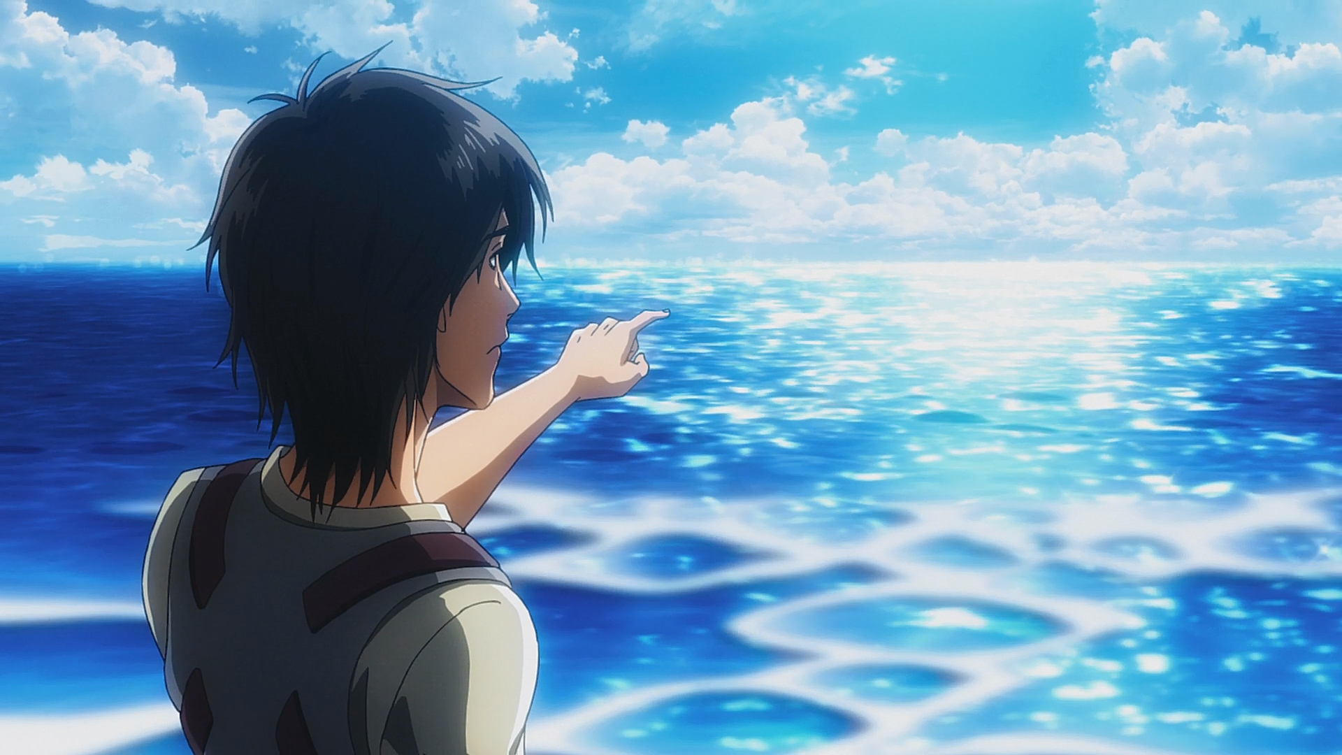 Attack on Titan Pointing Ocean Memes