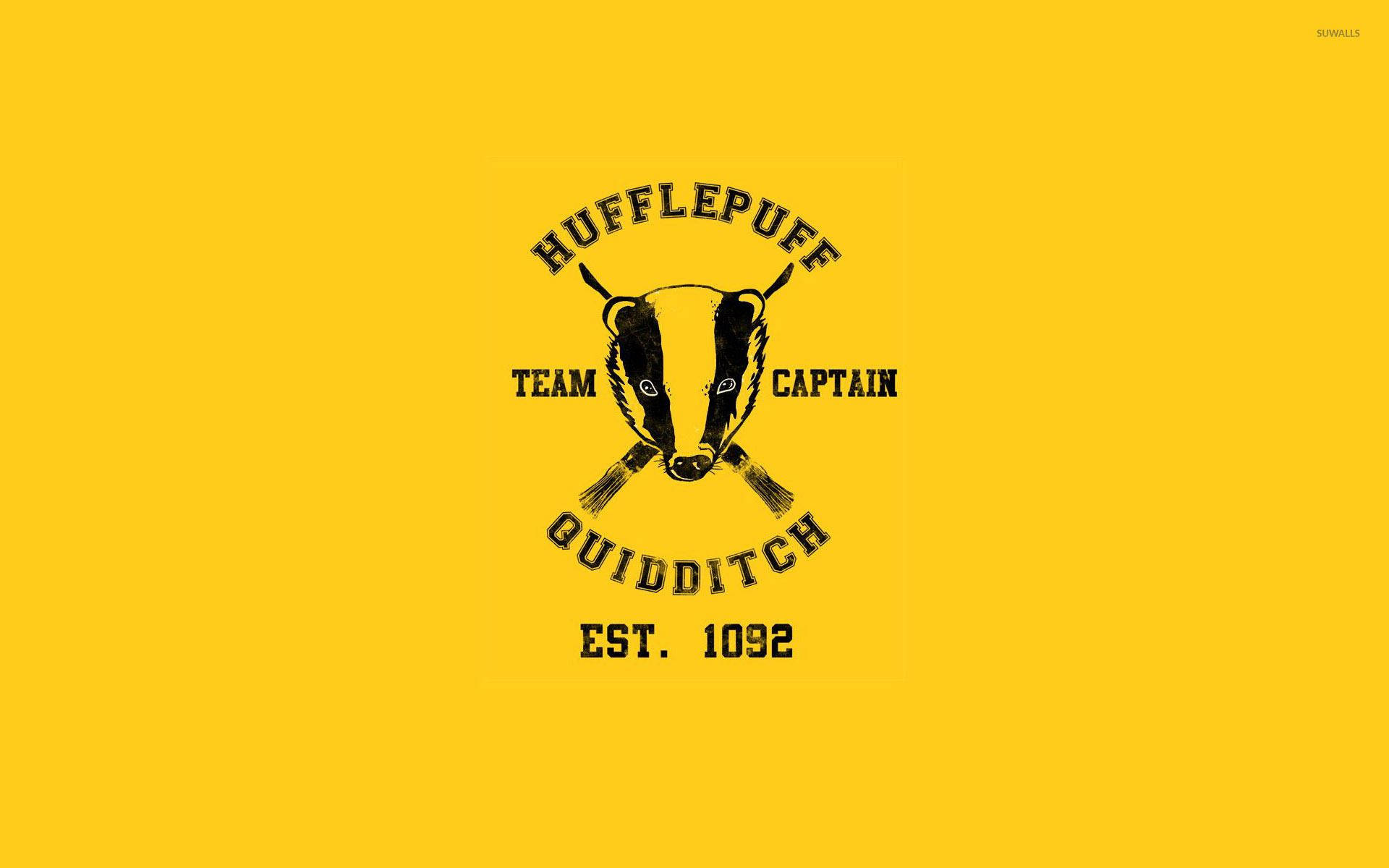 Download Hufflepuff Quidditch Team Logo Wallpaper