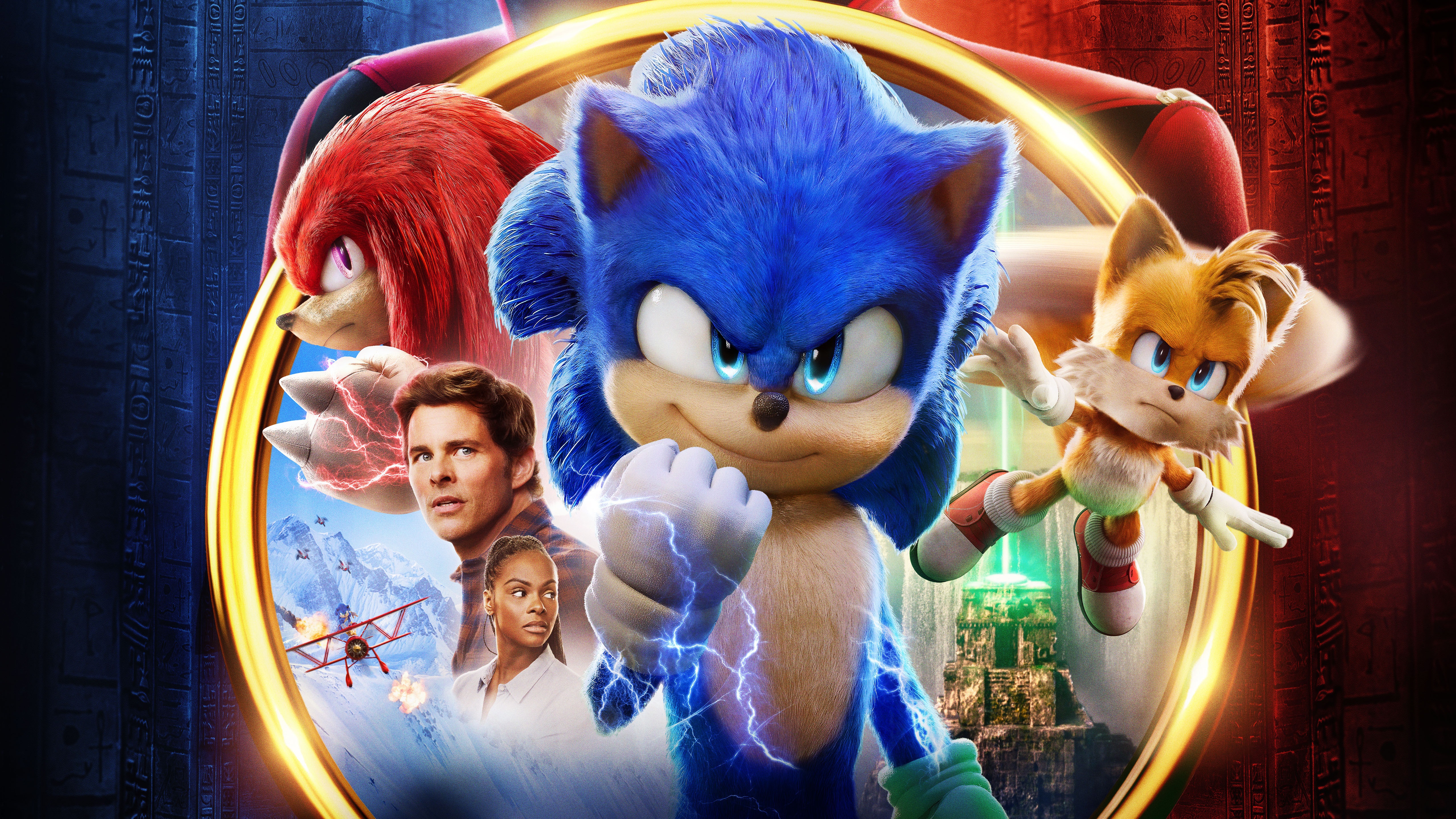 Sonic the Hedgehog 2 Wallpaper 4K, 2022 Movies, Jim Carrey