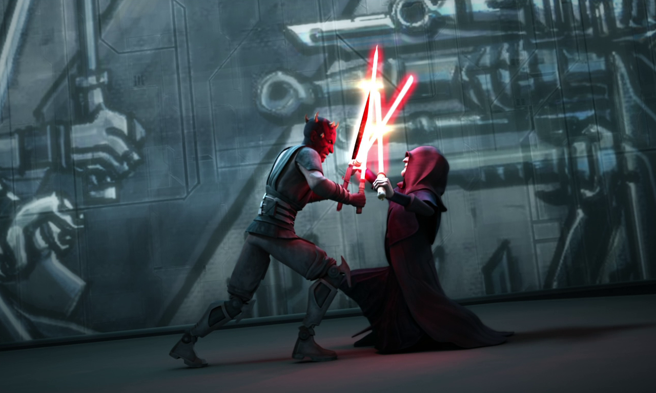 Darth maul vs darth sidious