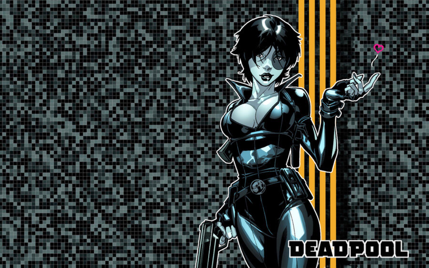 DOMINO WALLPAPER. Domino marvel, Dc comics wallpaper, Deadpool