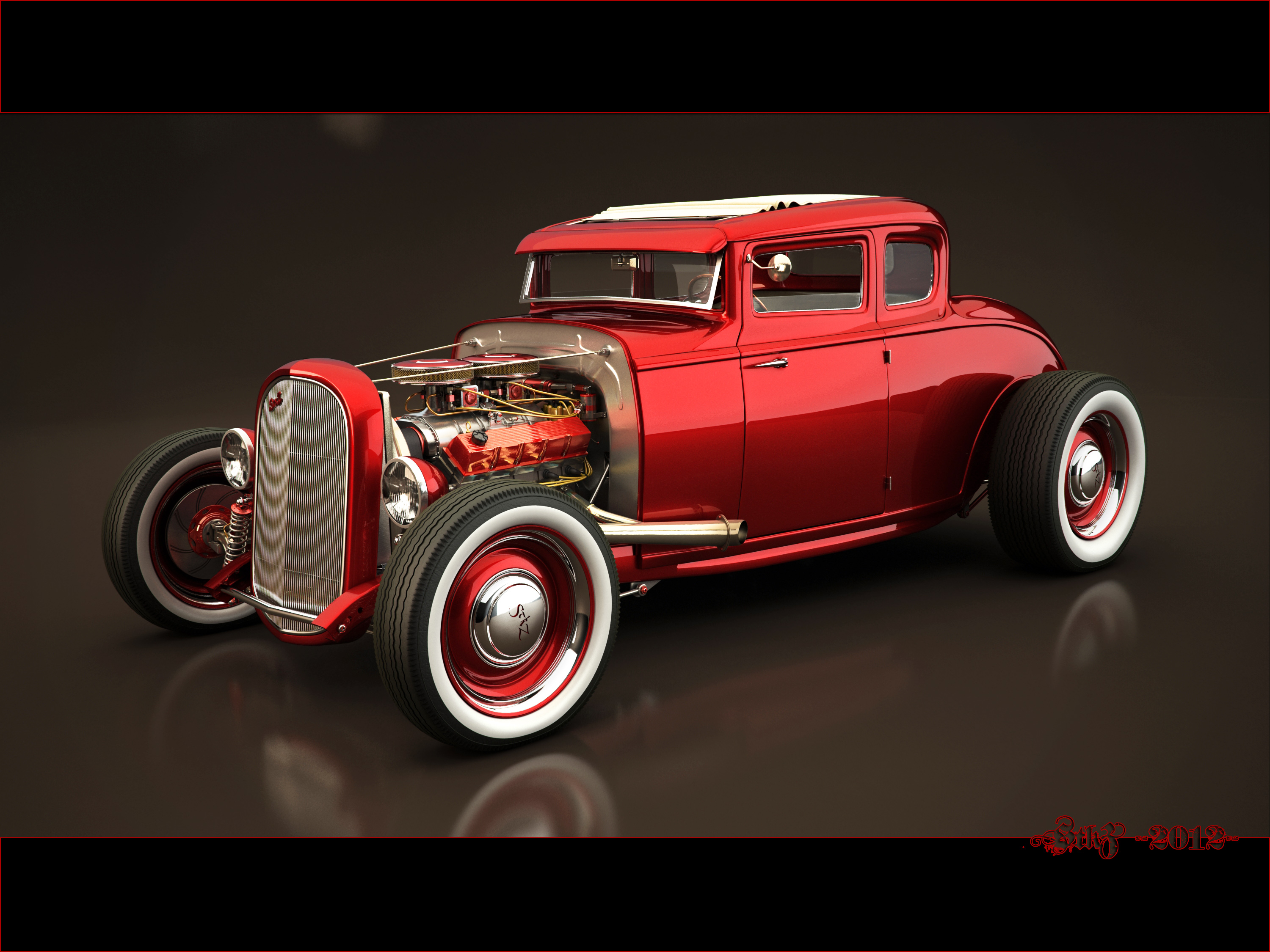 Hot Rod Desktop Wallpaper