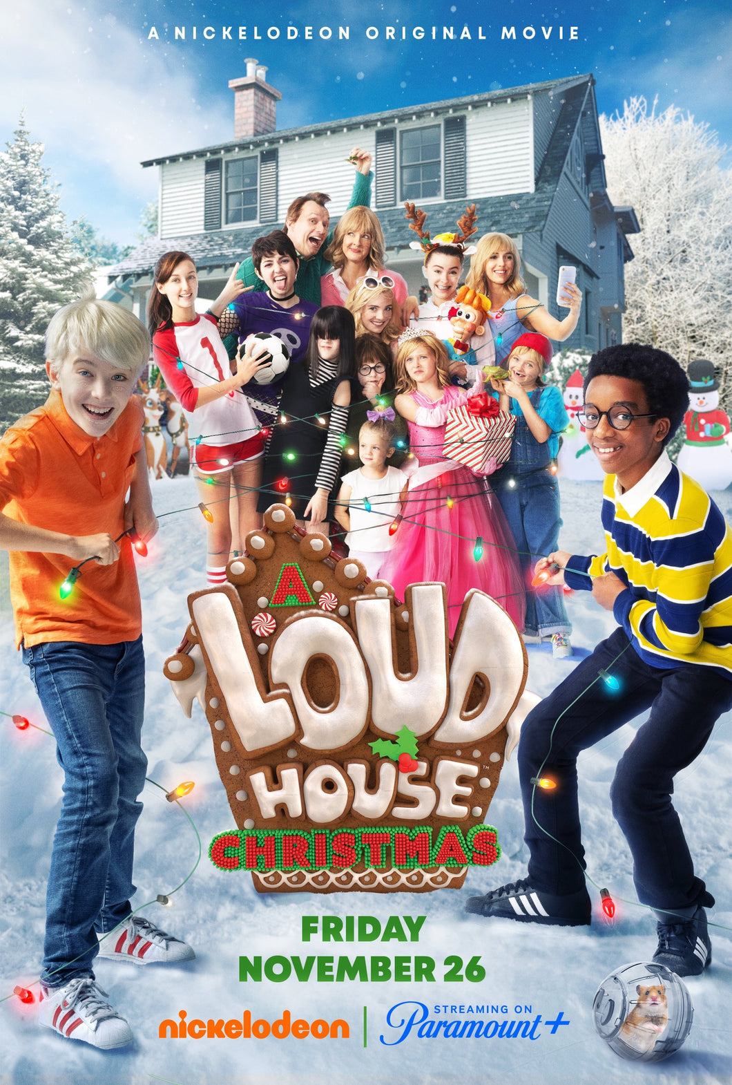Poster: A LOUD HOUSE CHRISTMAS (Wolfgang Schaeffer, Jahzir Bruno) MOVI