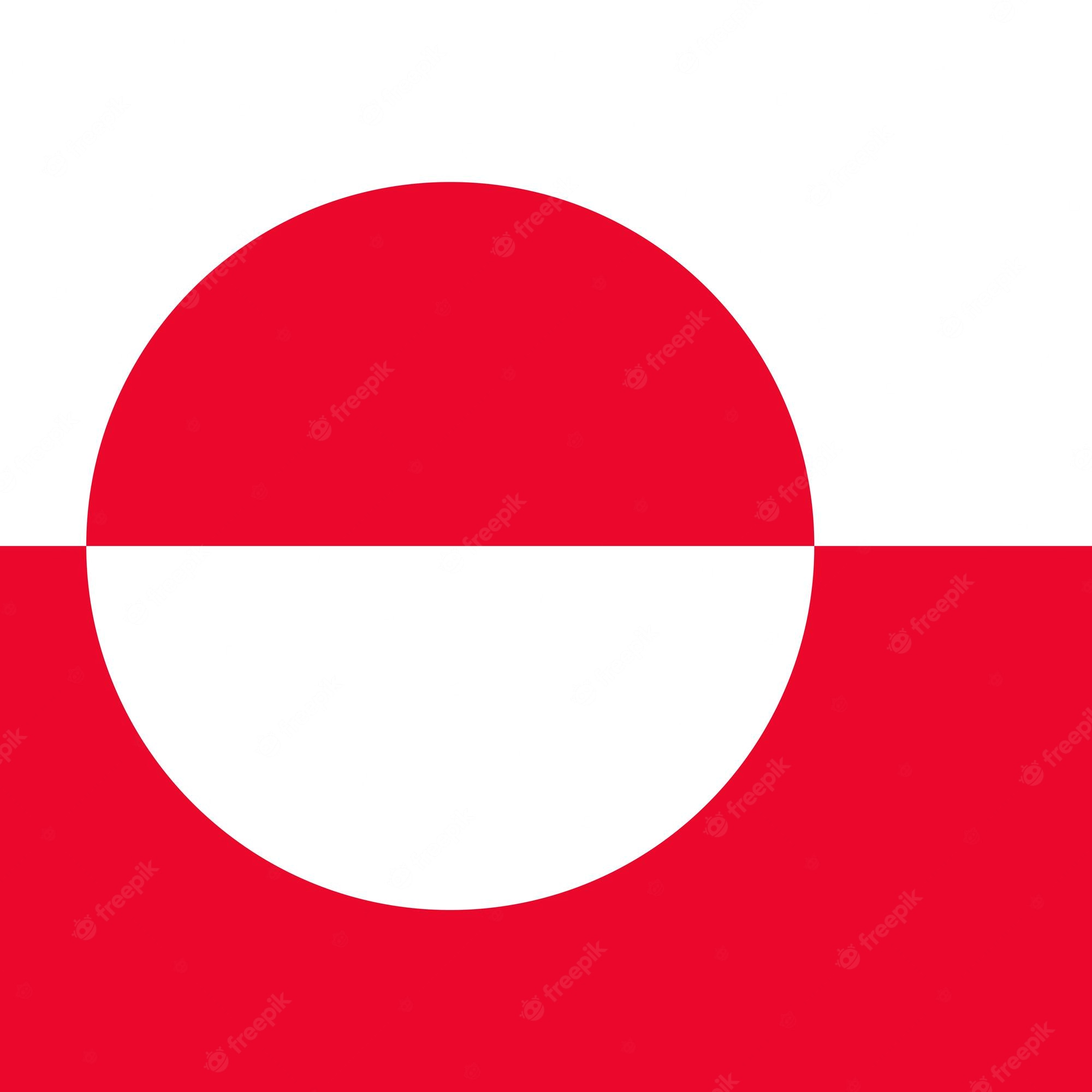 Greenland Flag Image. Free Vectors, & PSD