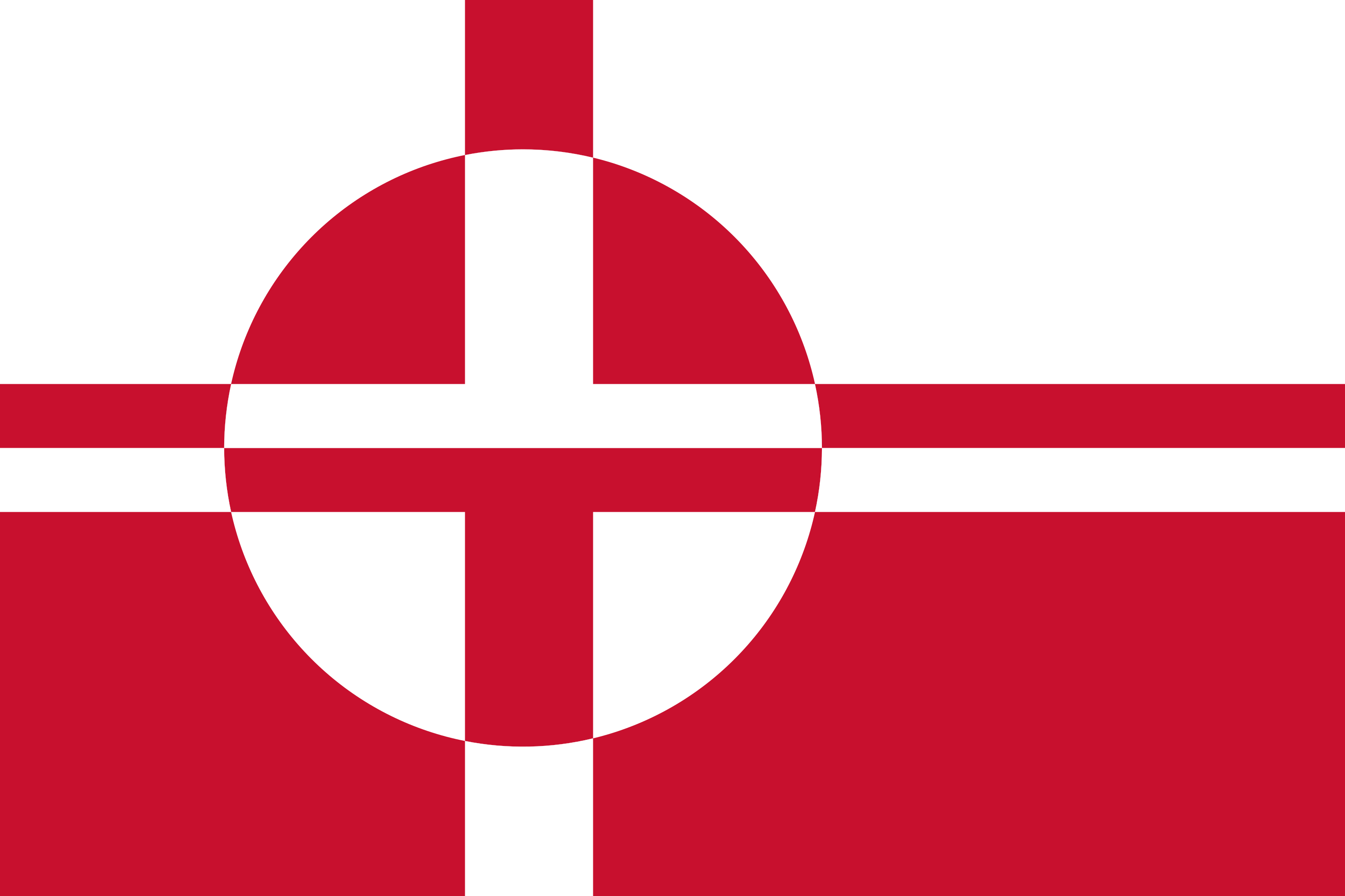 Flag of the reunion of Greenland and Denmark