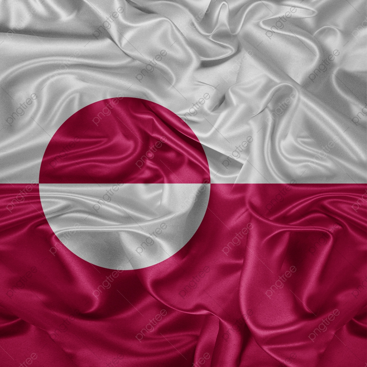 Greenland Flag Illustration Vector Waving 3D Fiber, Greenland Flag, Greenland, Greenland Flag Illustration PNG Transparent Clipart Image and PSD File for Free Download