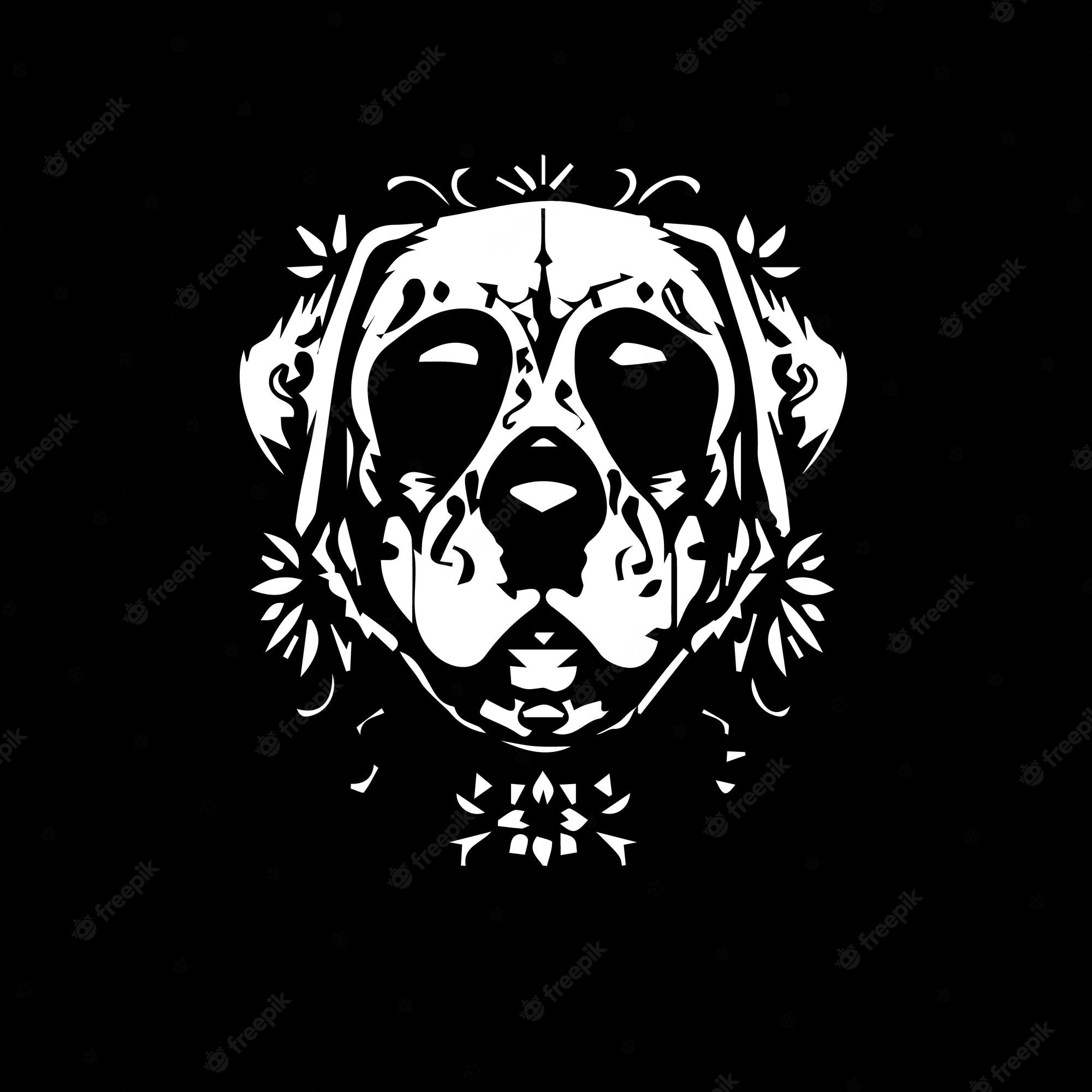 Dog Skull Drawing Image. Free Vectors, & PSD