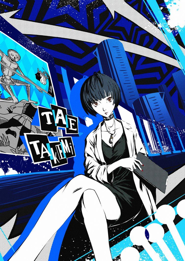 Tae Takemi by Phearo. Persona 5 anime, Persona 5, Persona