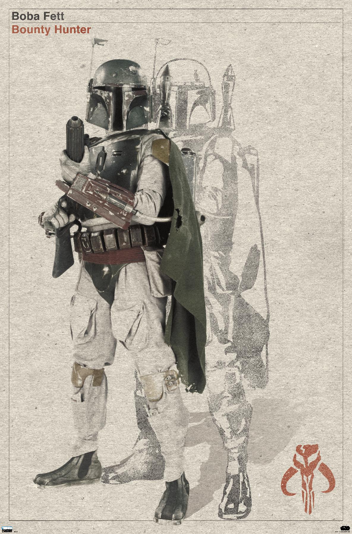 Star Wars: Saga Fett Wall Poster, 22.375 x 34