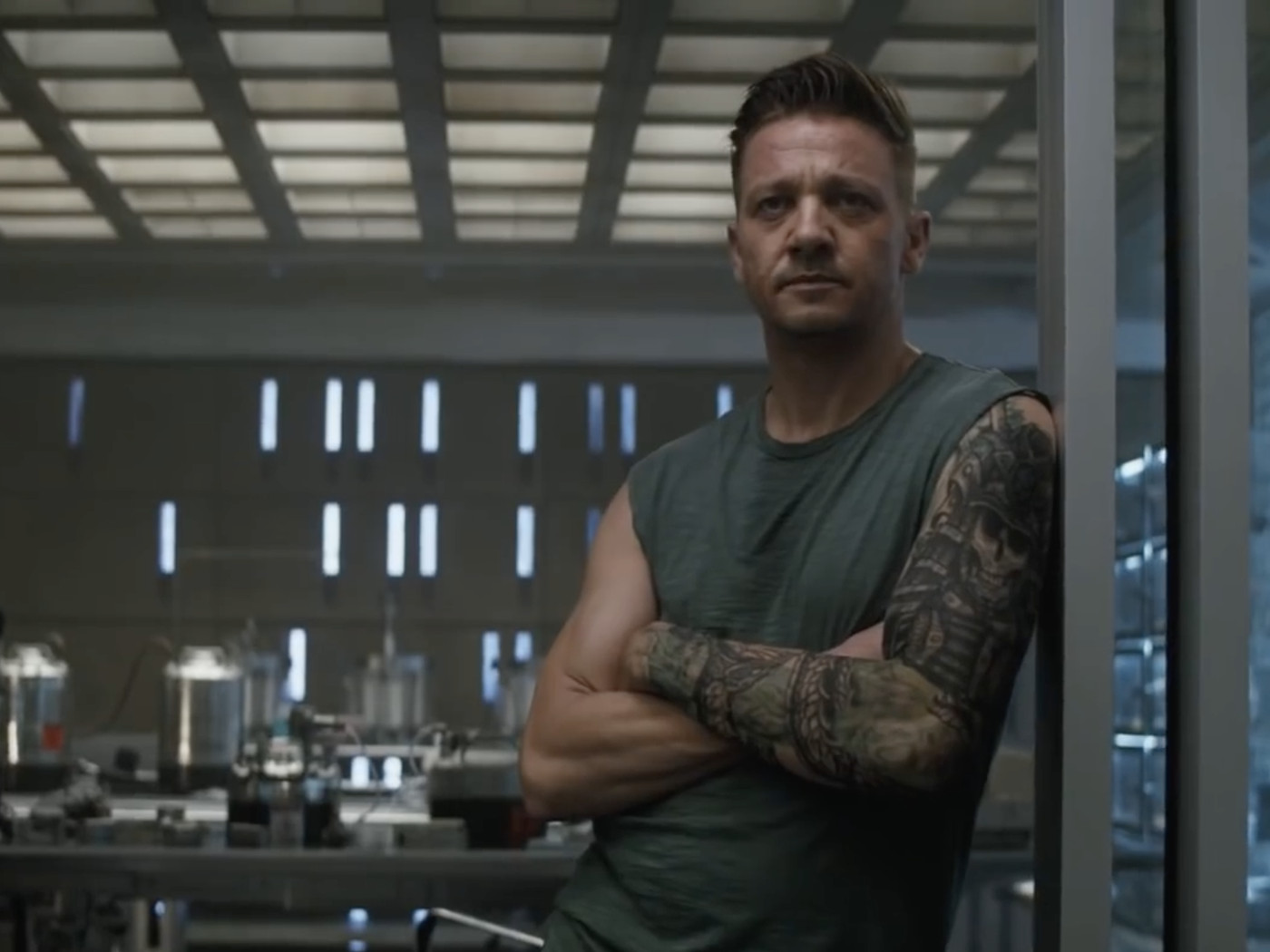 Why Avengers fans are losing it over Hawkeye's grungy tattoos